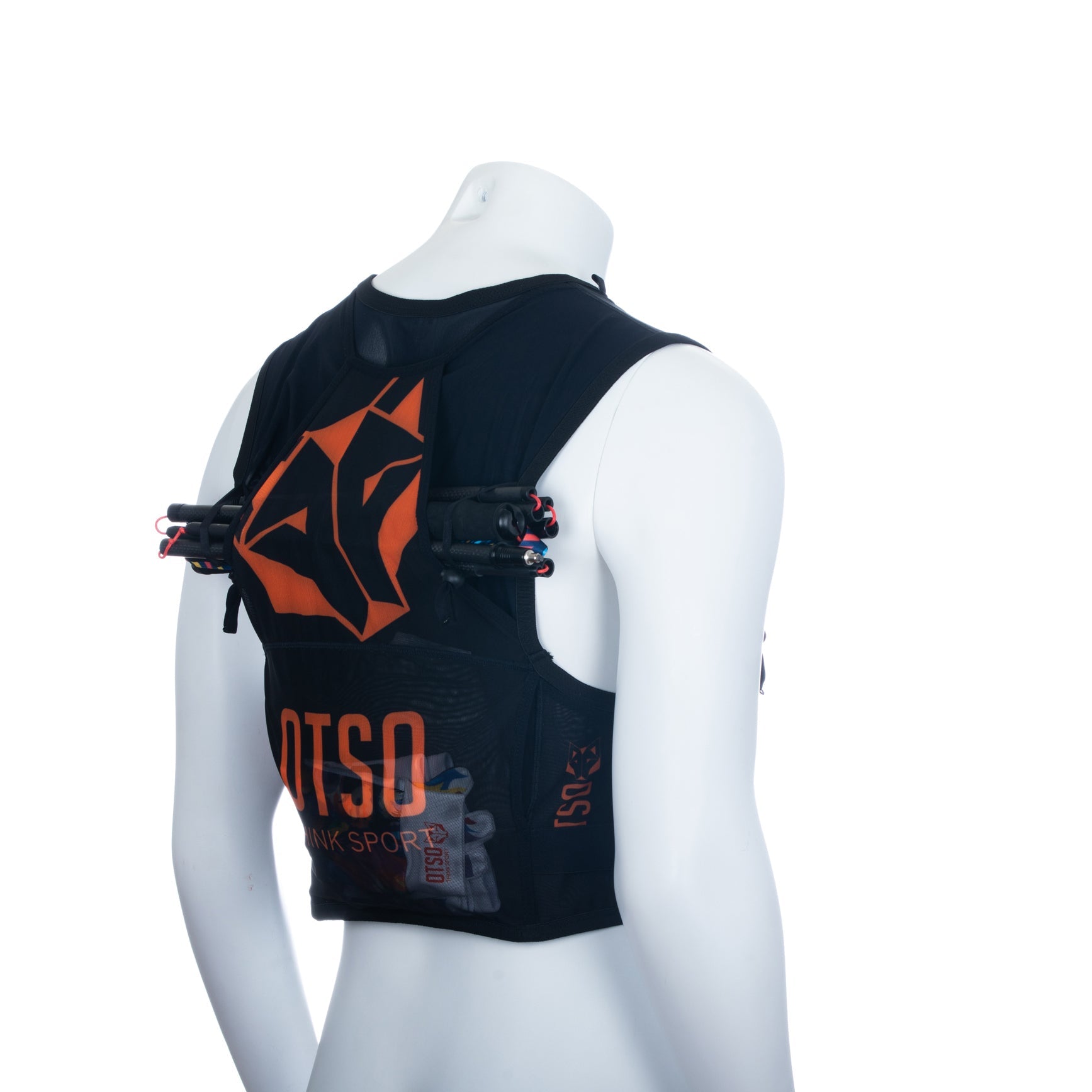 Trail running backpack - Black & Orange