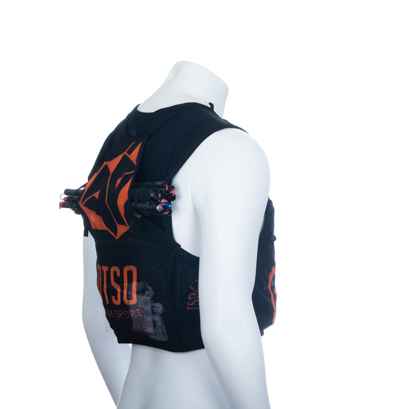 Trail running backpack - Black & Orange