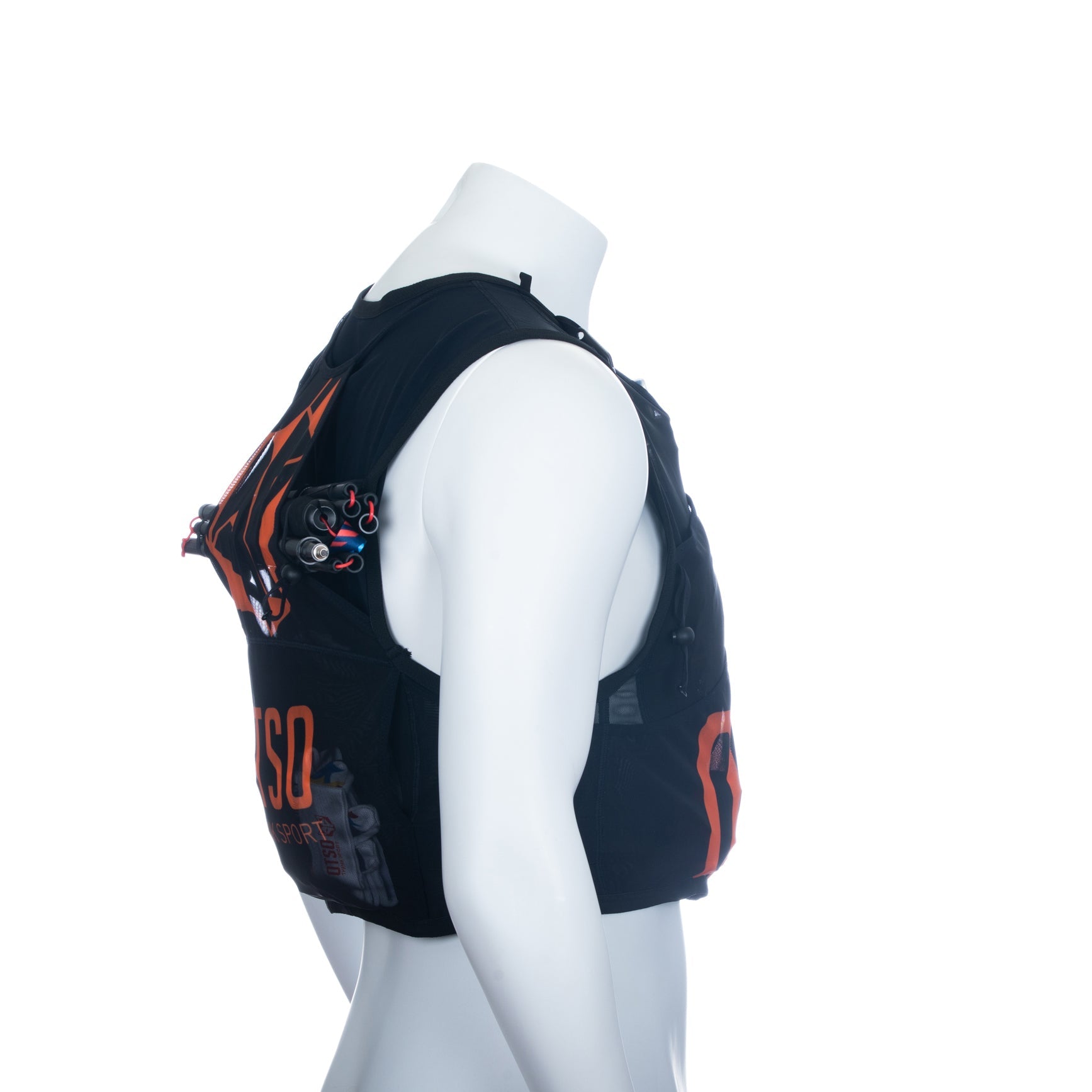 Trail running backpack - Black & Orange