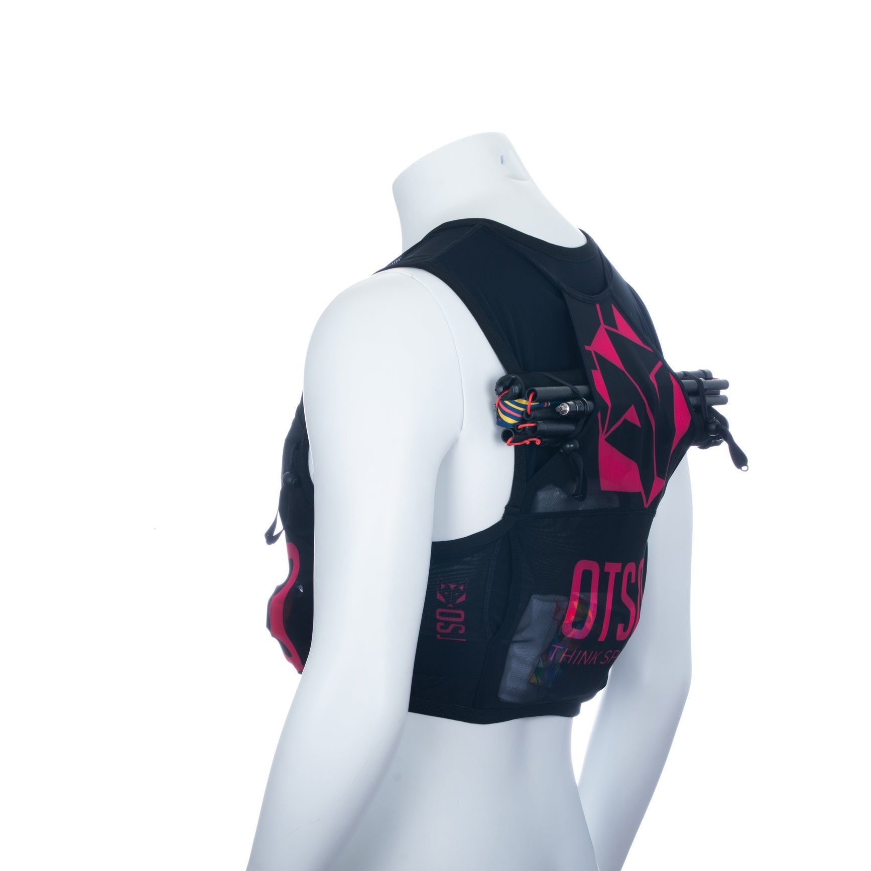 Trail running backpack - Black & Pink