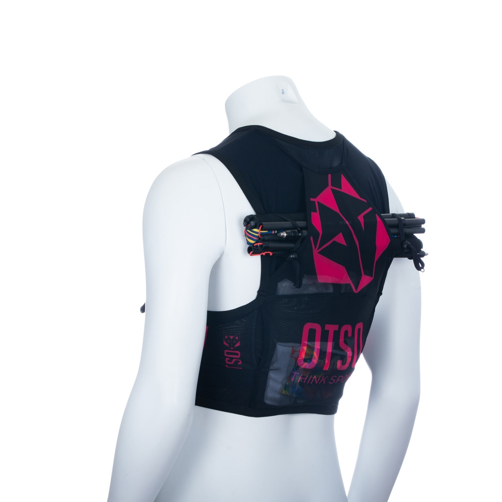 Trail running backpack - Black & Pink