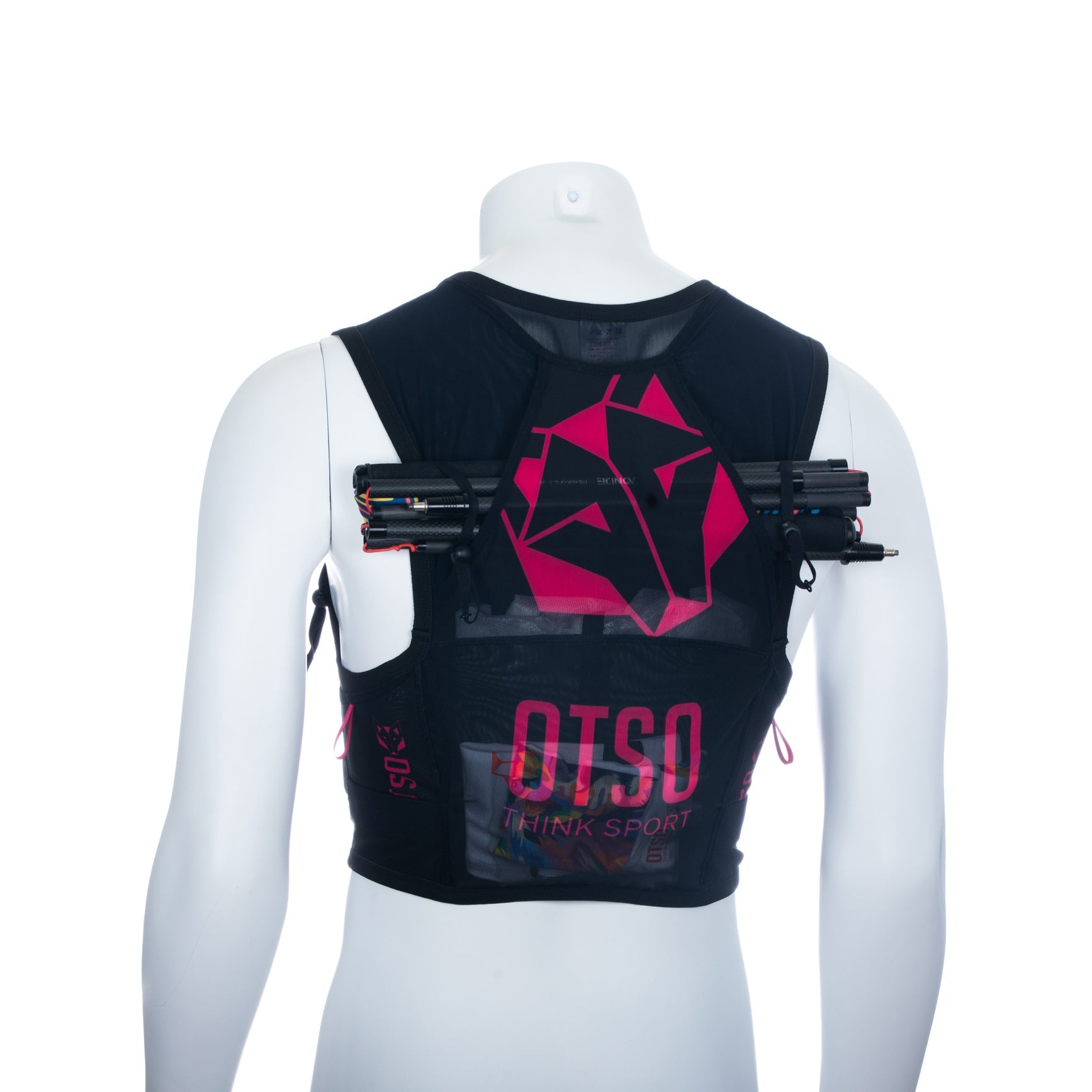 Trail running backpack - Black & Pink