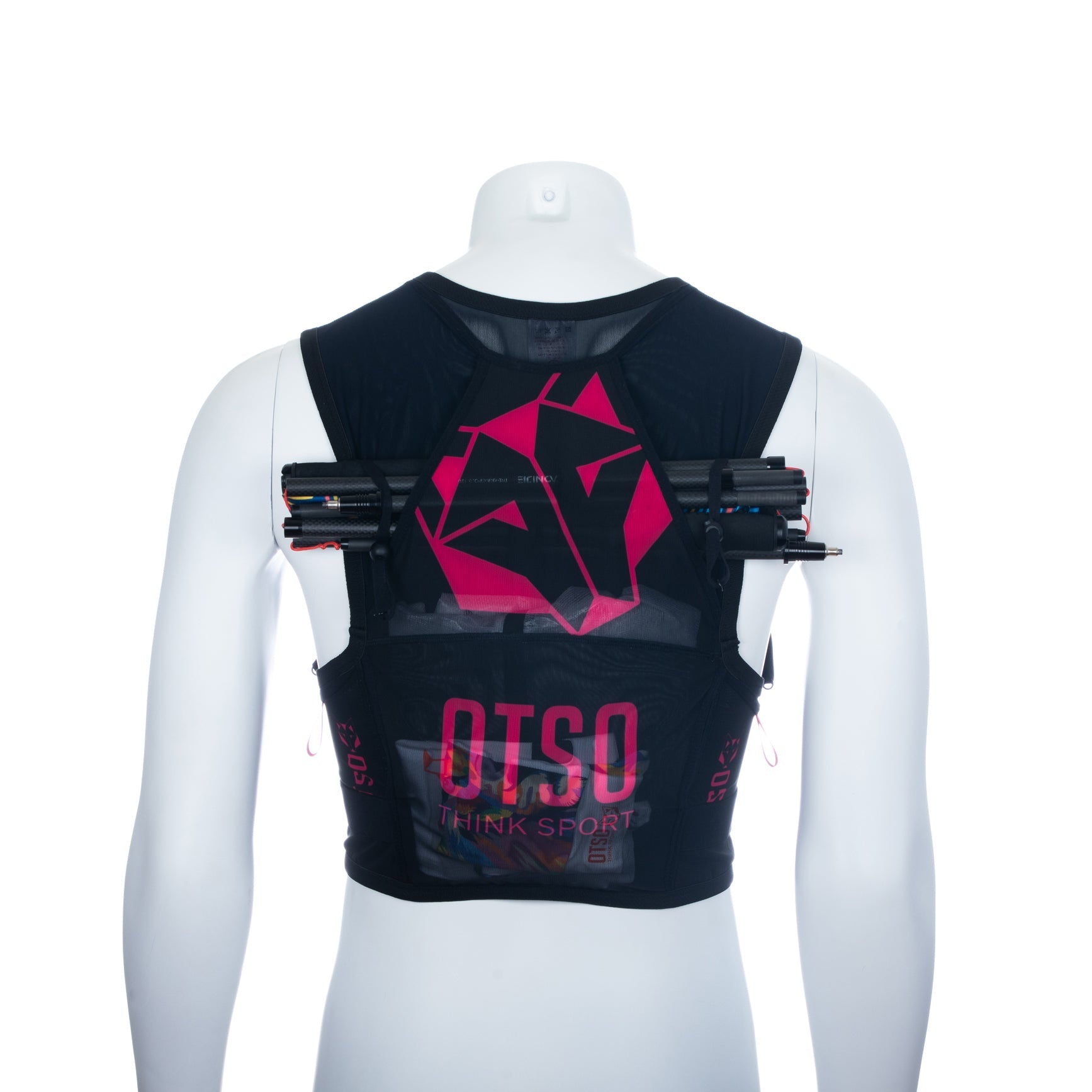 Trail running backpack - Black & Pink