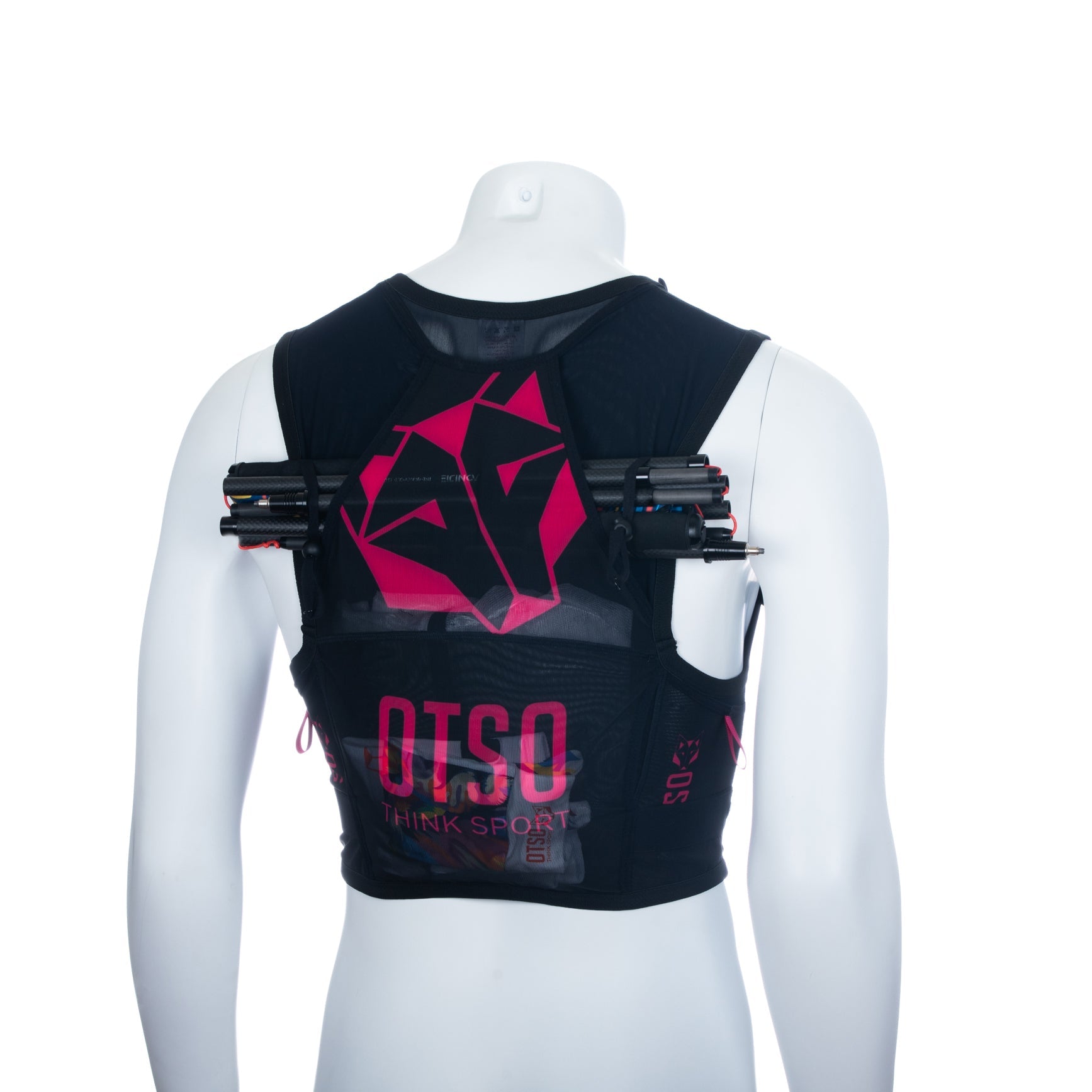 Trail running backpack - Black & Pink
