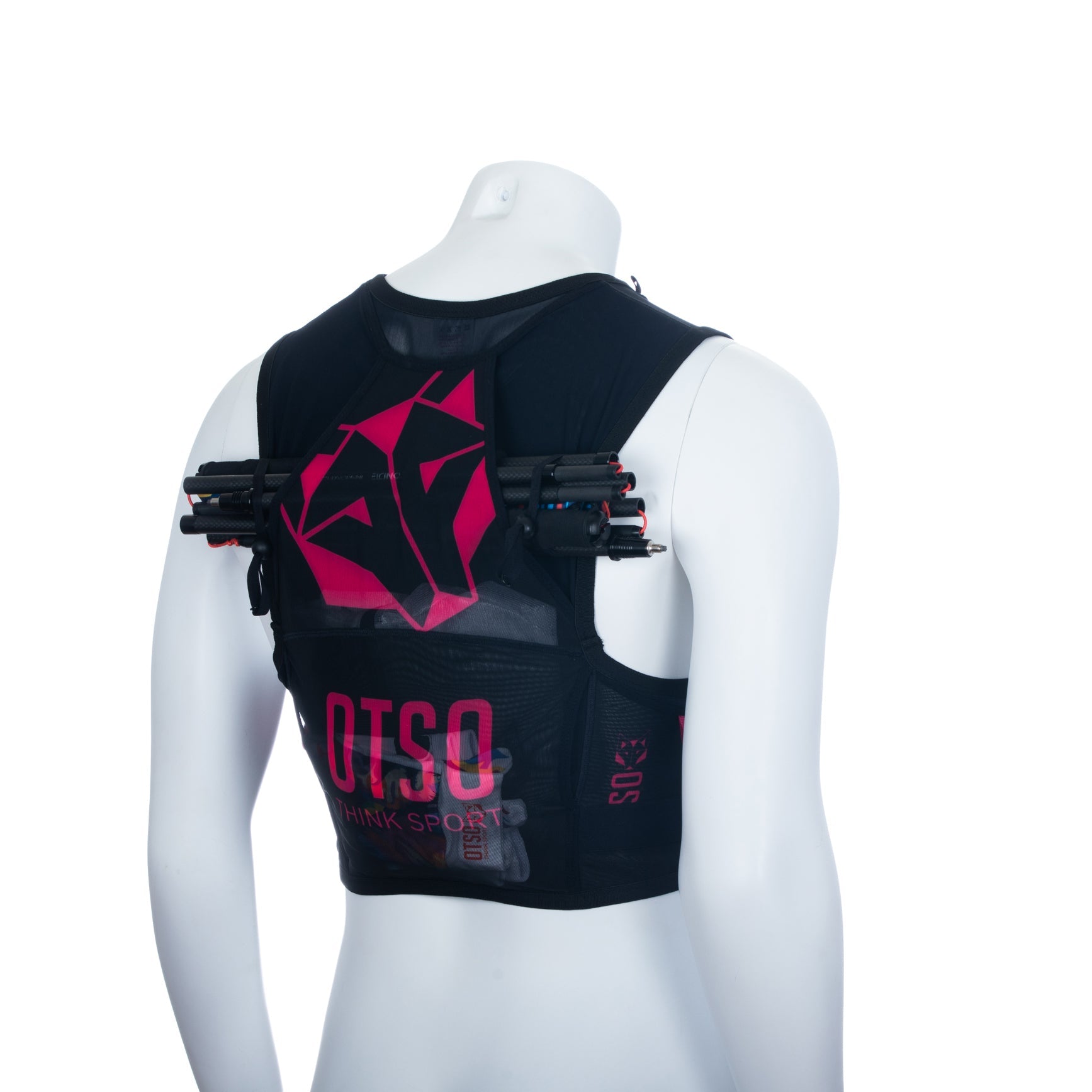 Trail running backpack - Black & Pink