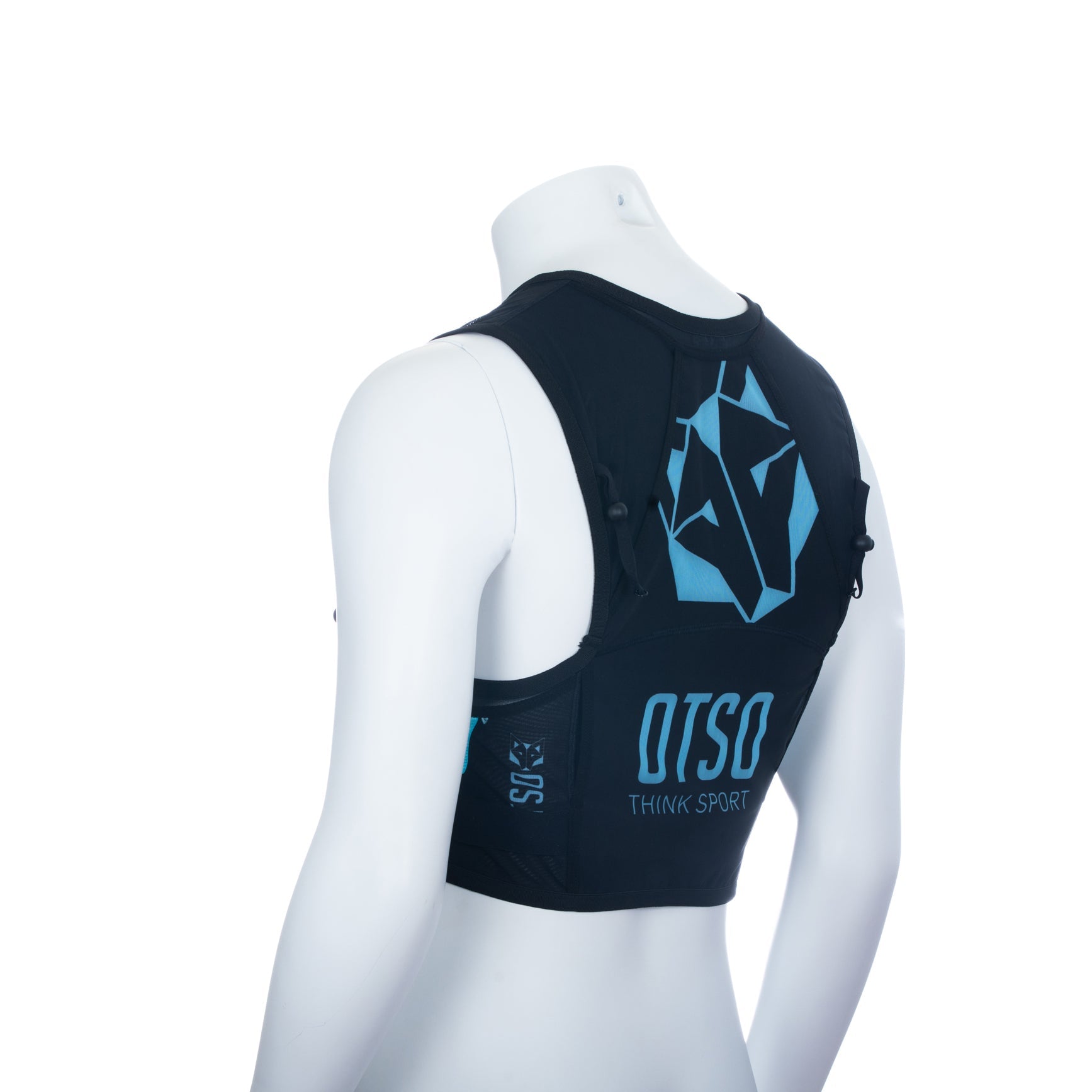 Trail running backpack - Black & Turquoise