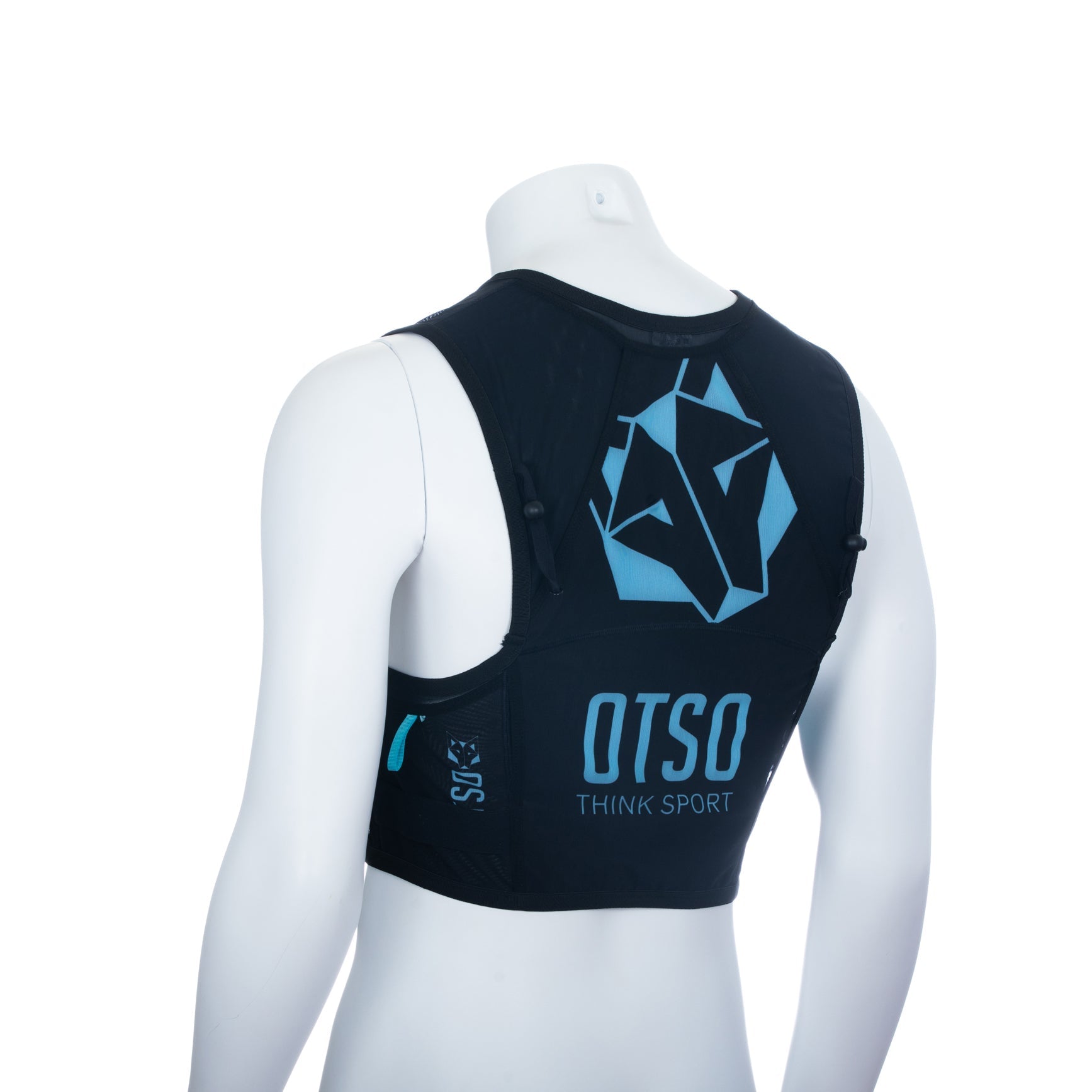 Trail running backpack - Black & Turquoise