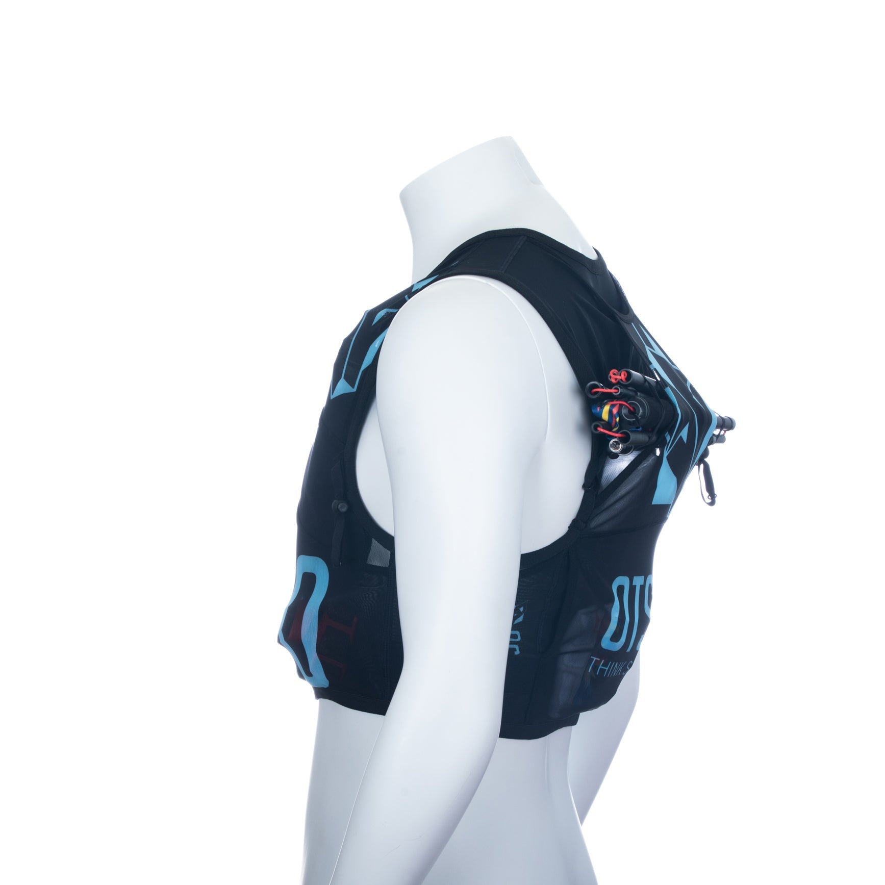 Trail running backpack - Black & Turquoise