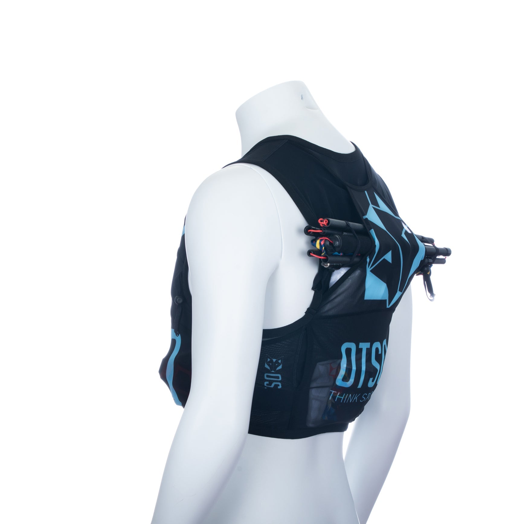 Trail running backpack - Black & Turquoise