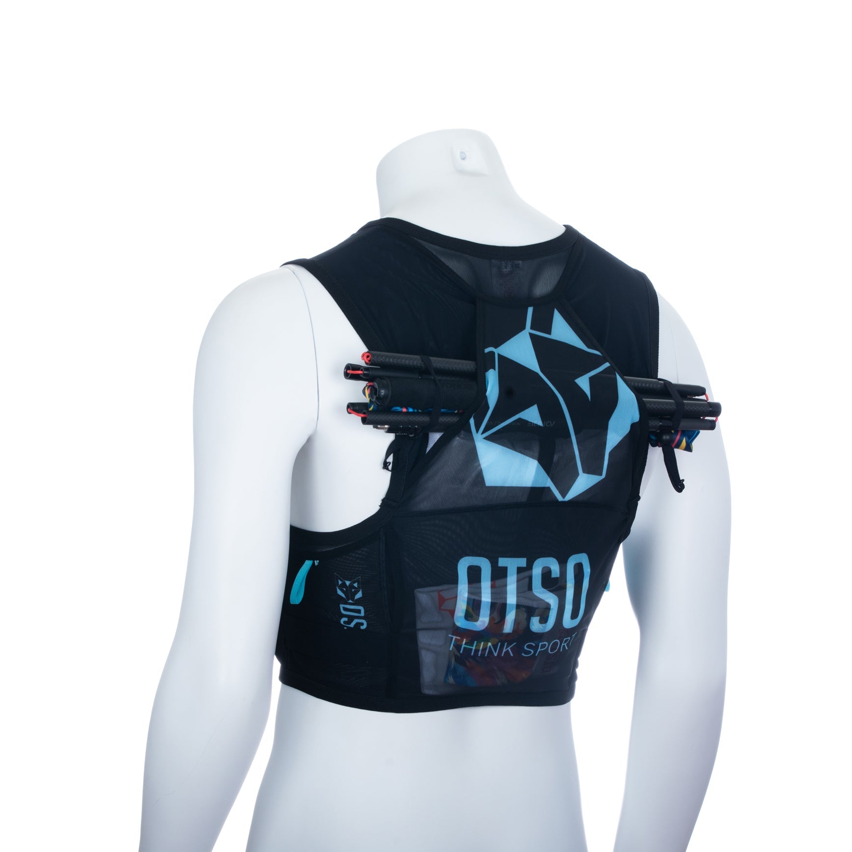 Trail running backpack - Black & Turquoise