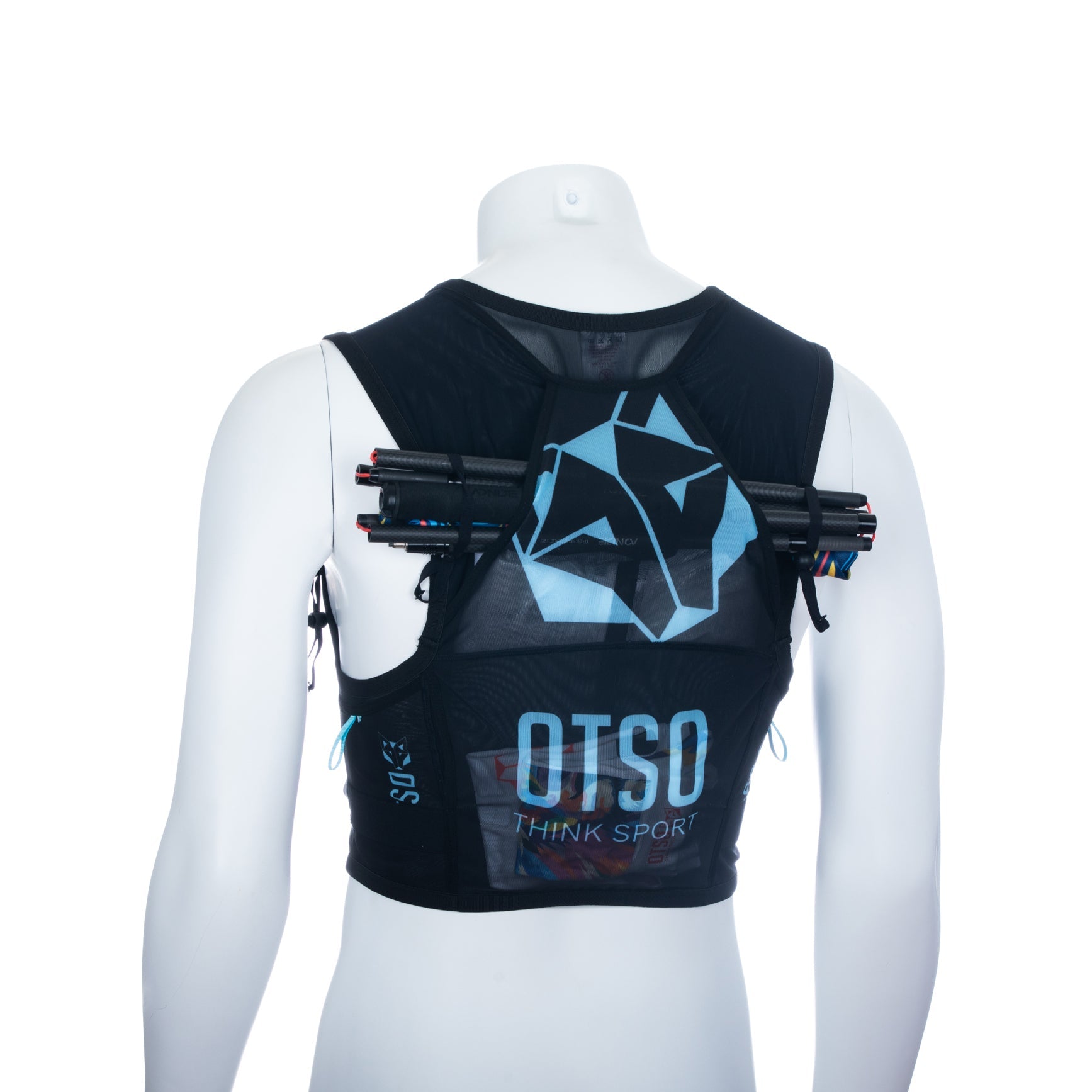 Trail running backpack - Black & Turquoise