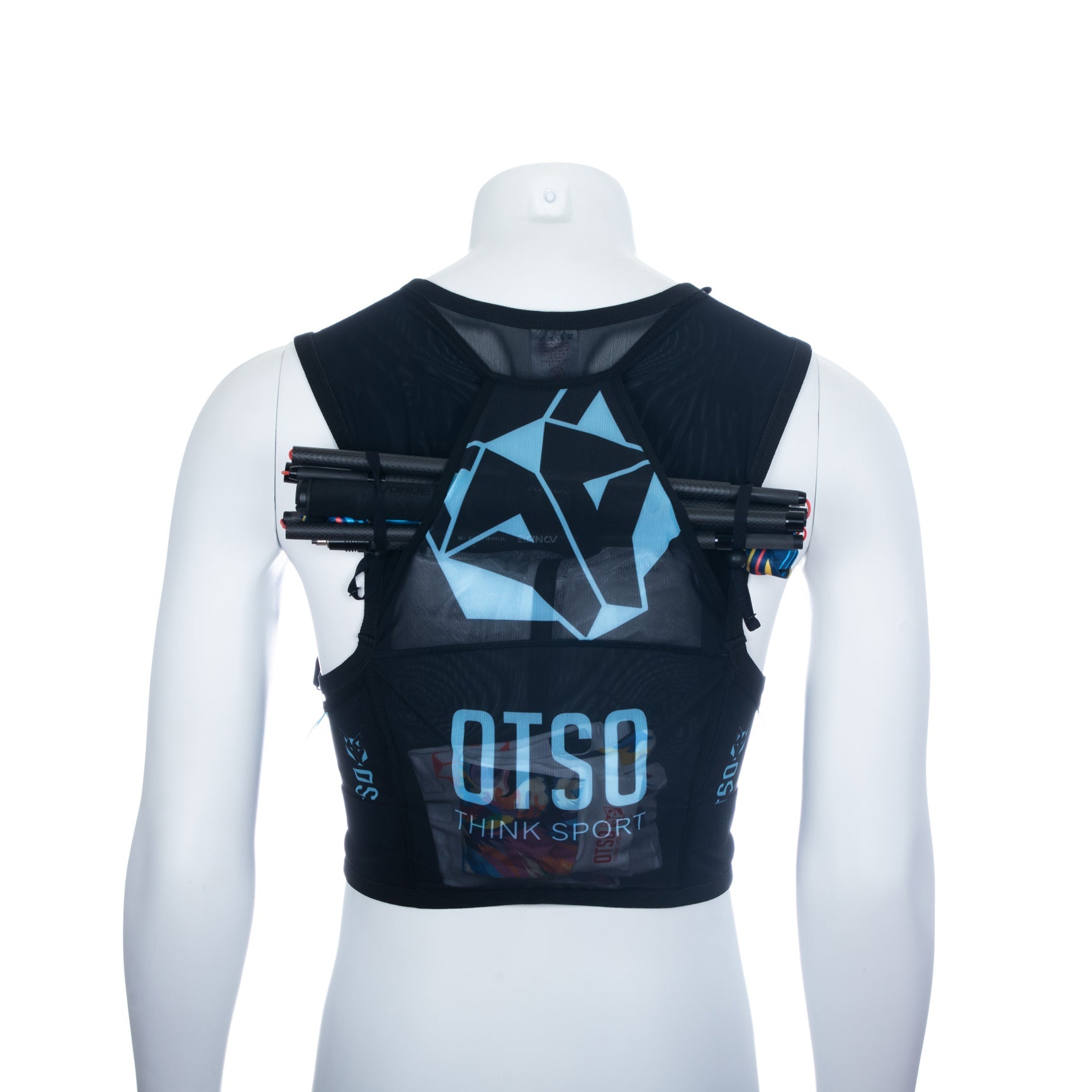 Trail running backpack - Black & Turquoise
