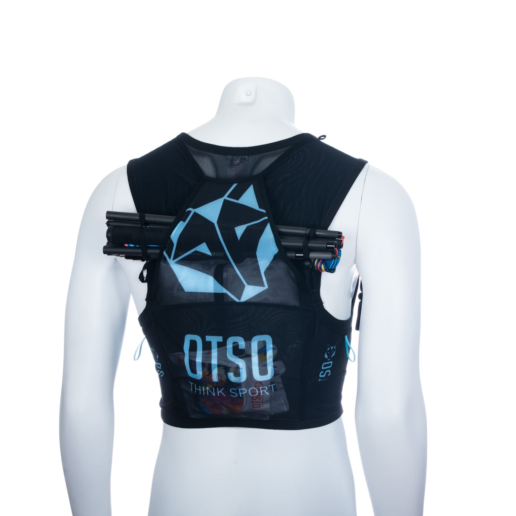 Trail running backpack - Black & Turquoise