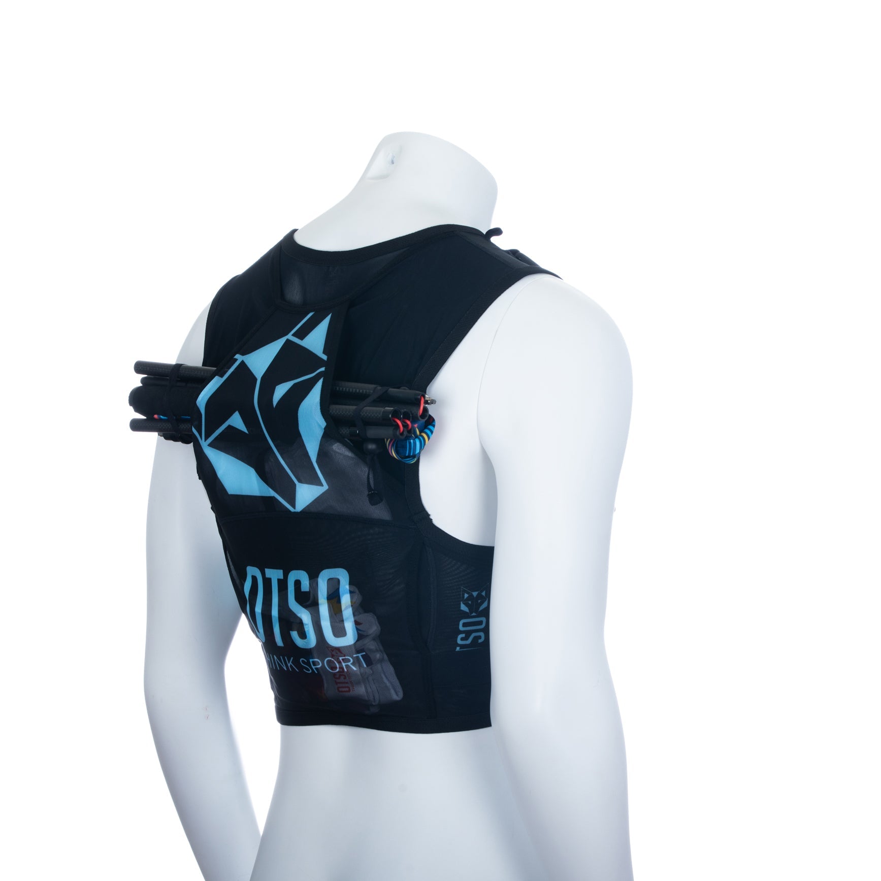 Trail running backpack - Black & Turquoise
