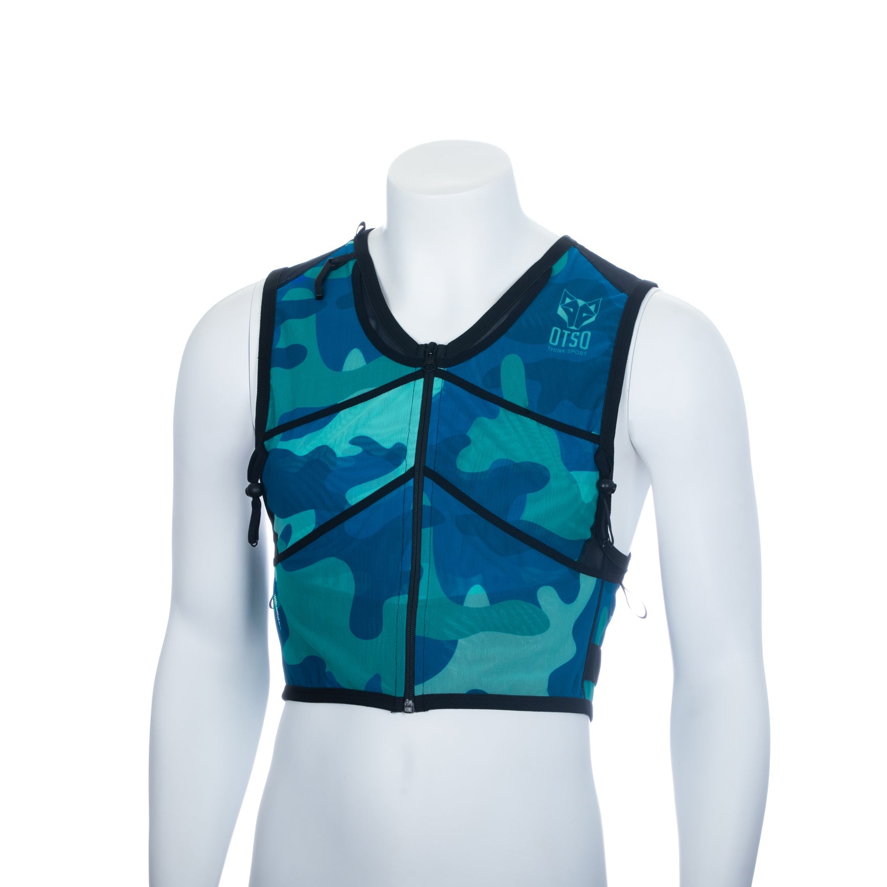 Trail running backpack - Camo Blue