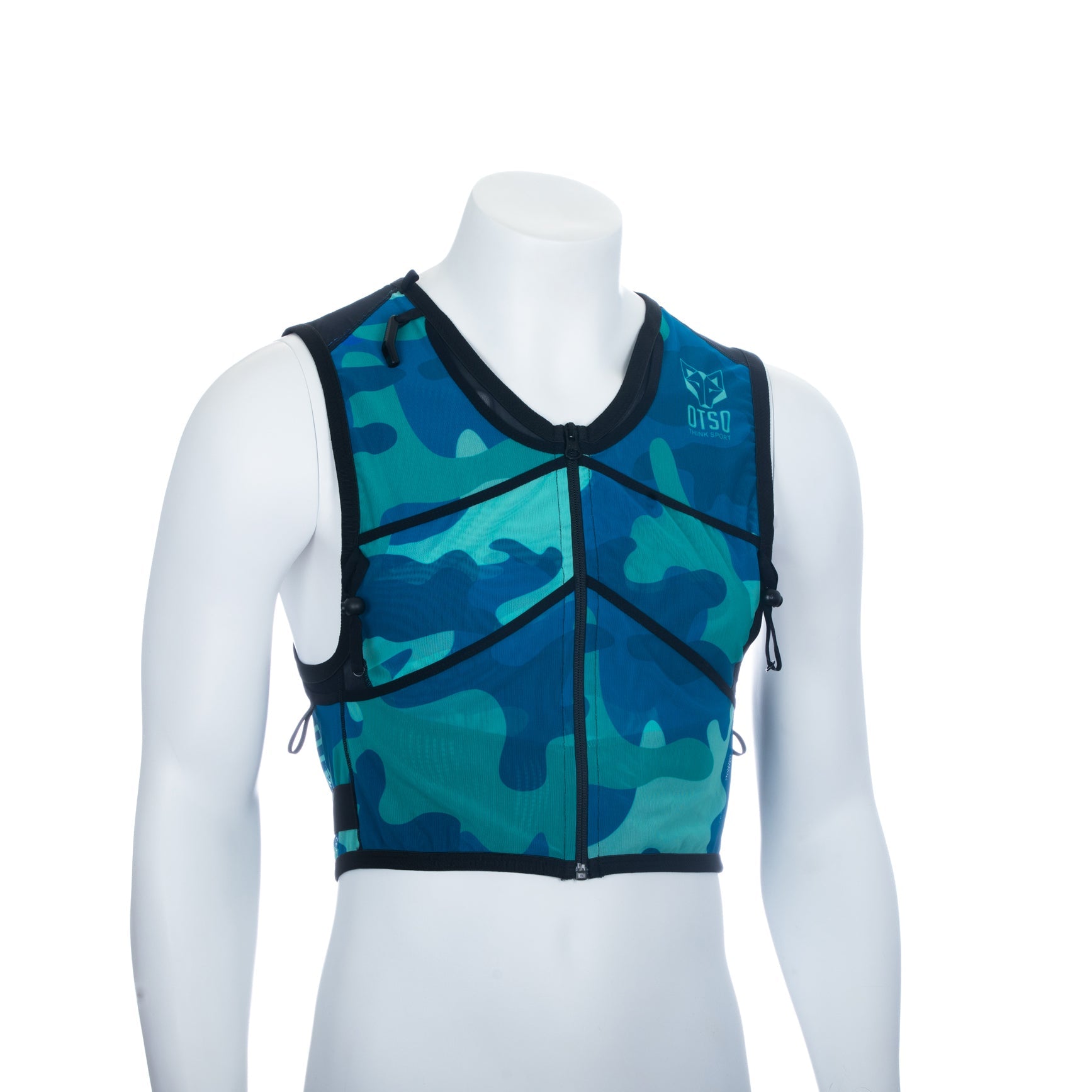 Trail running backpack - Camo Blue