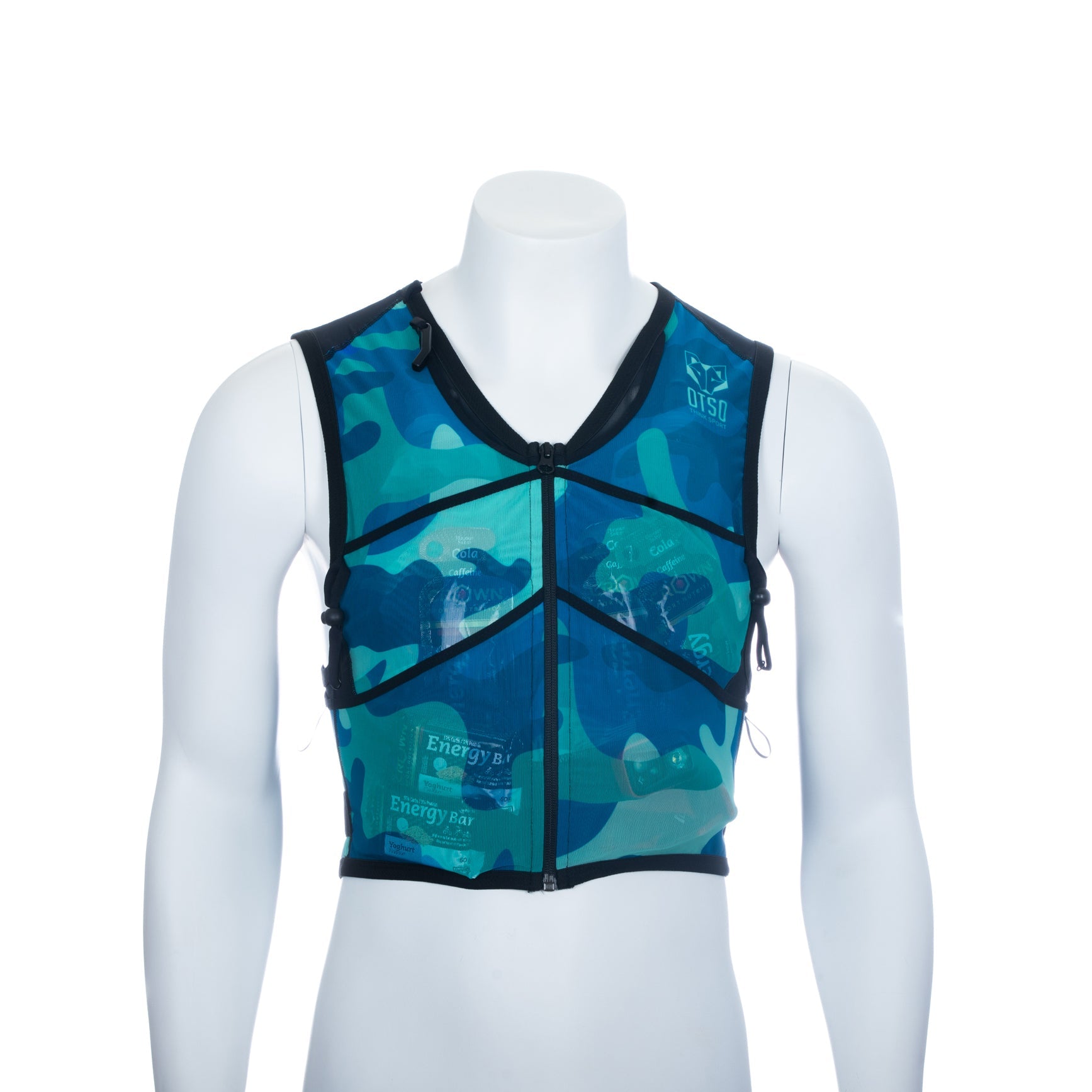 Trail running backpack - Camo Blue