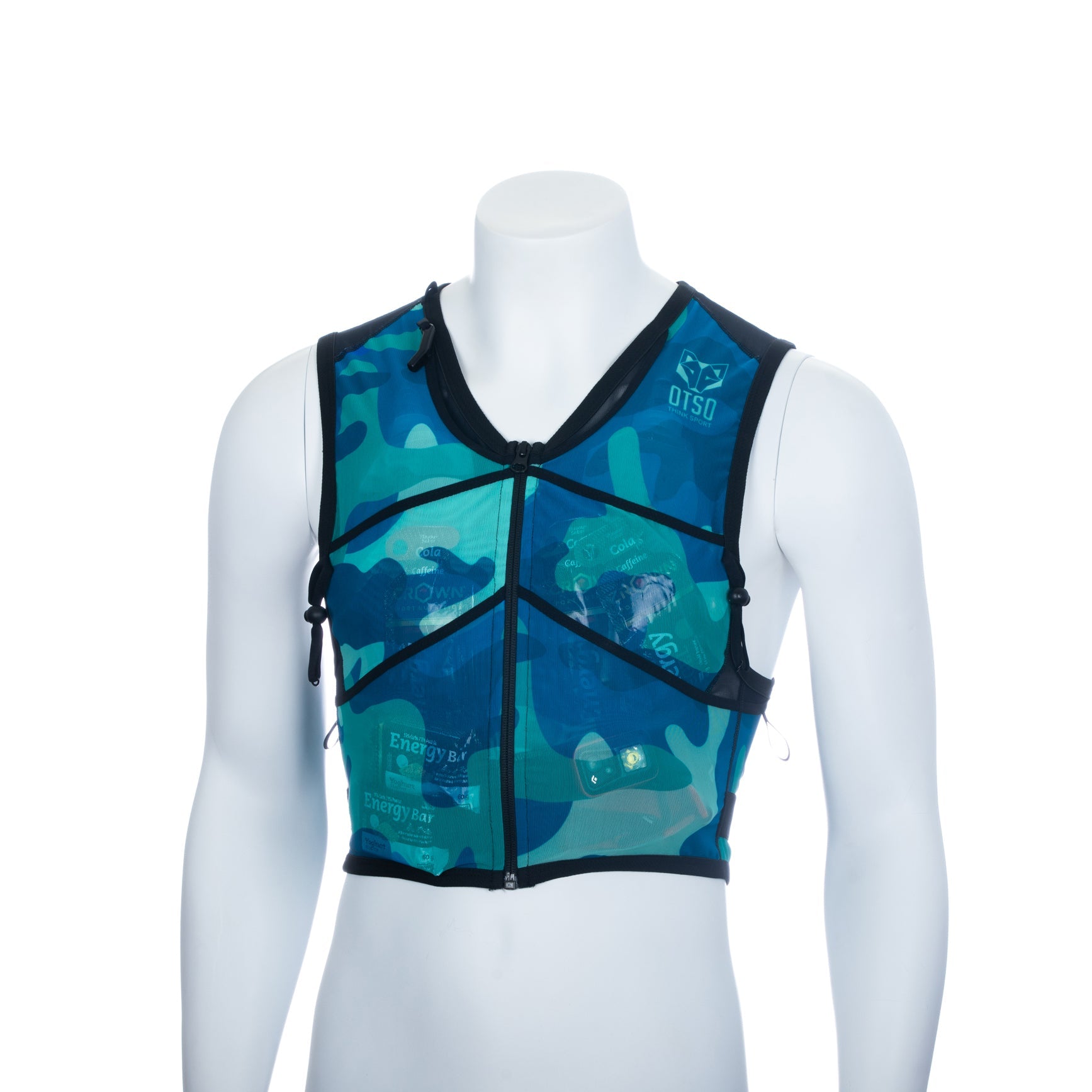 Trail running backpack - Camo Blue