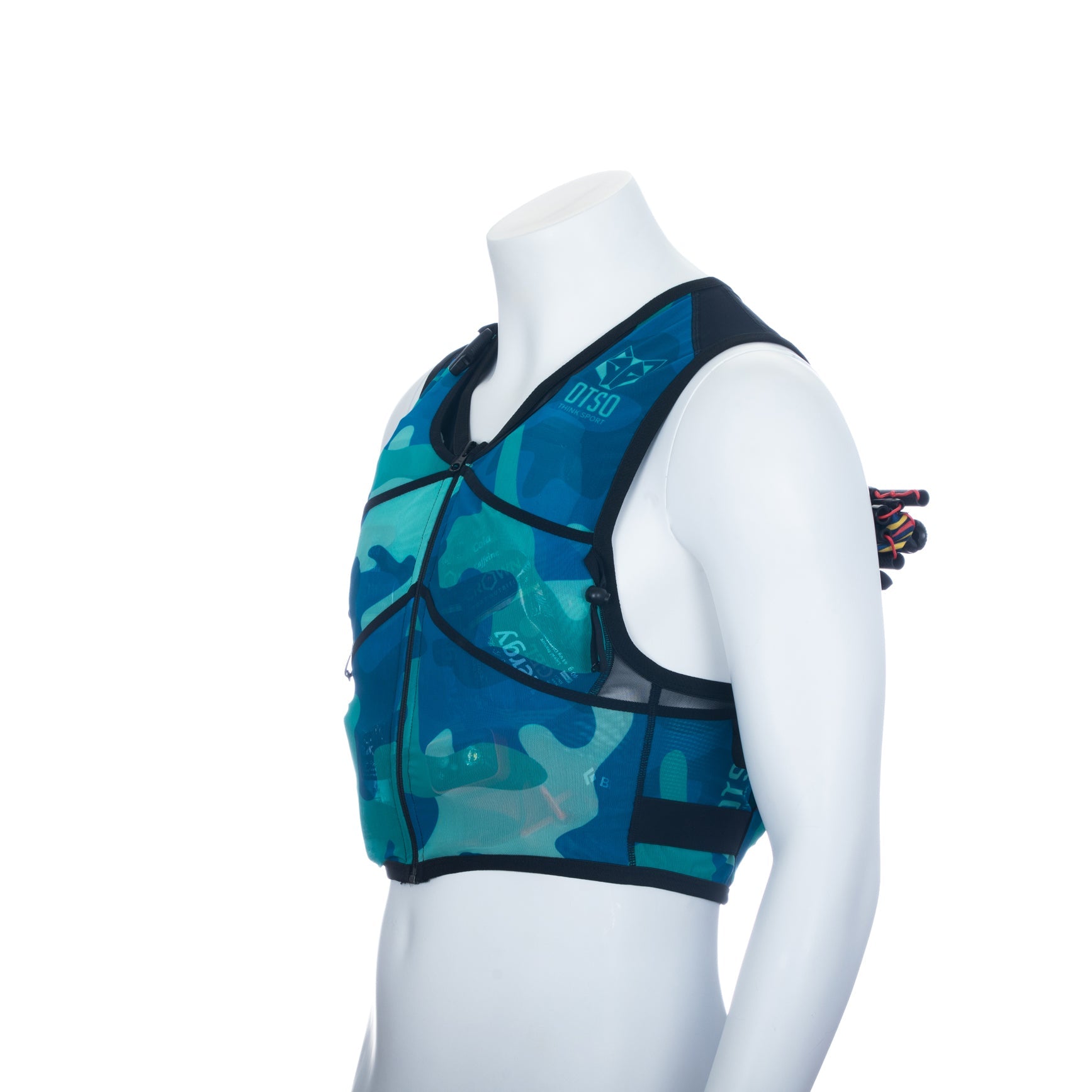 Trail running backpack - Camo Blue