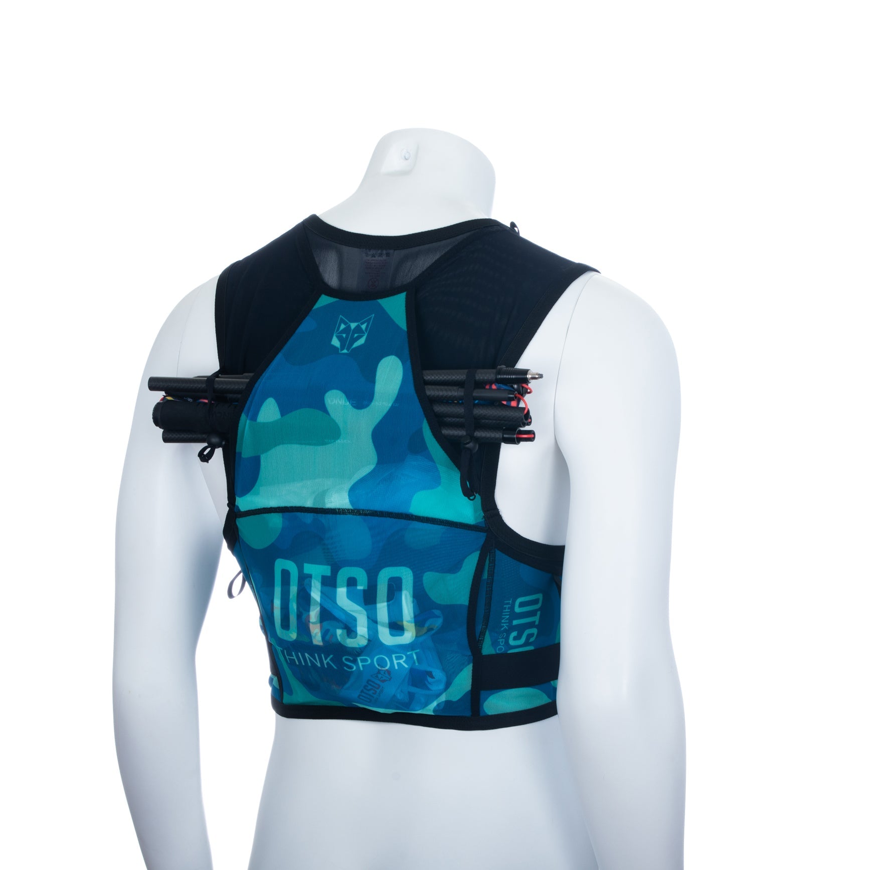Trail running backpack - Camo Blue