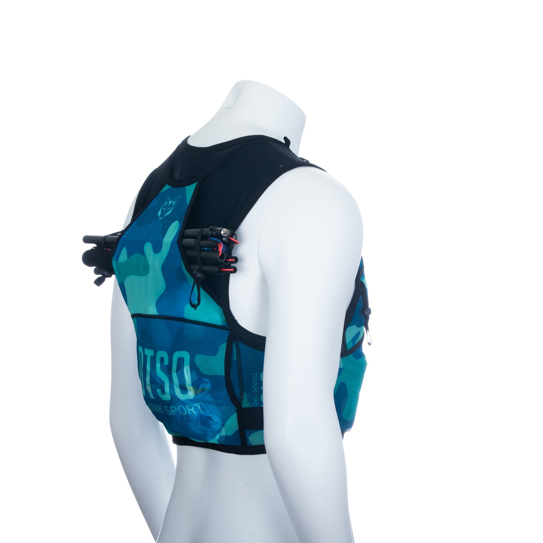 Trail running backpack - Camo Blue