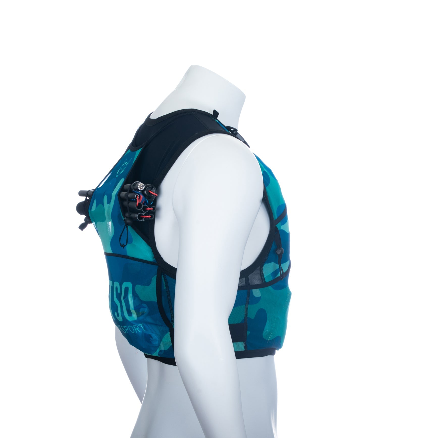 Trail running backpack - Camo Blue