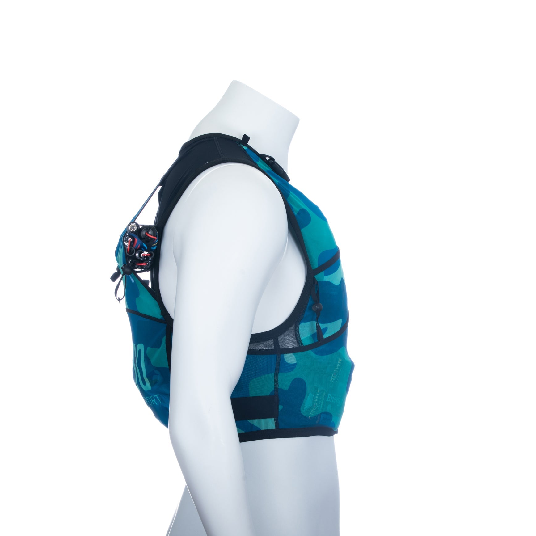 Trail running backpack - Camo Blue