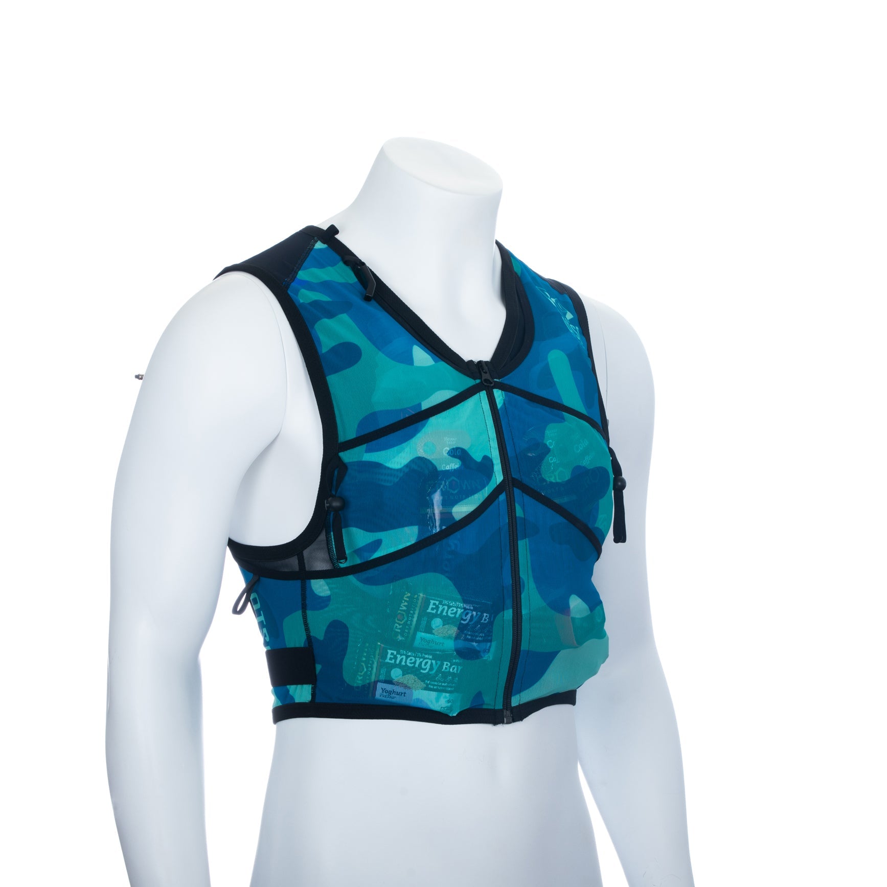Trail running backpack - Camo Blue