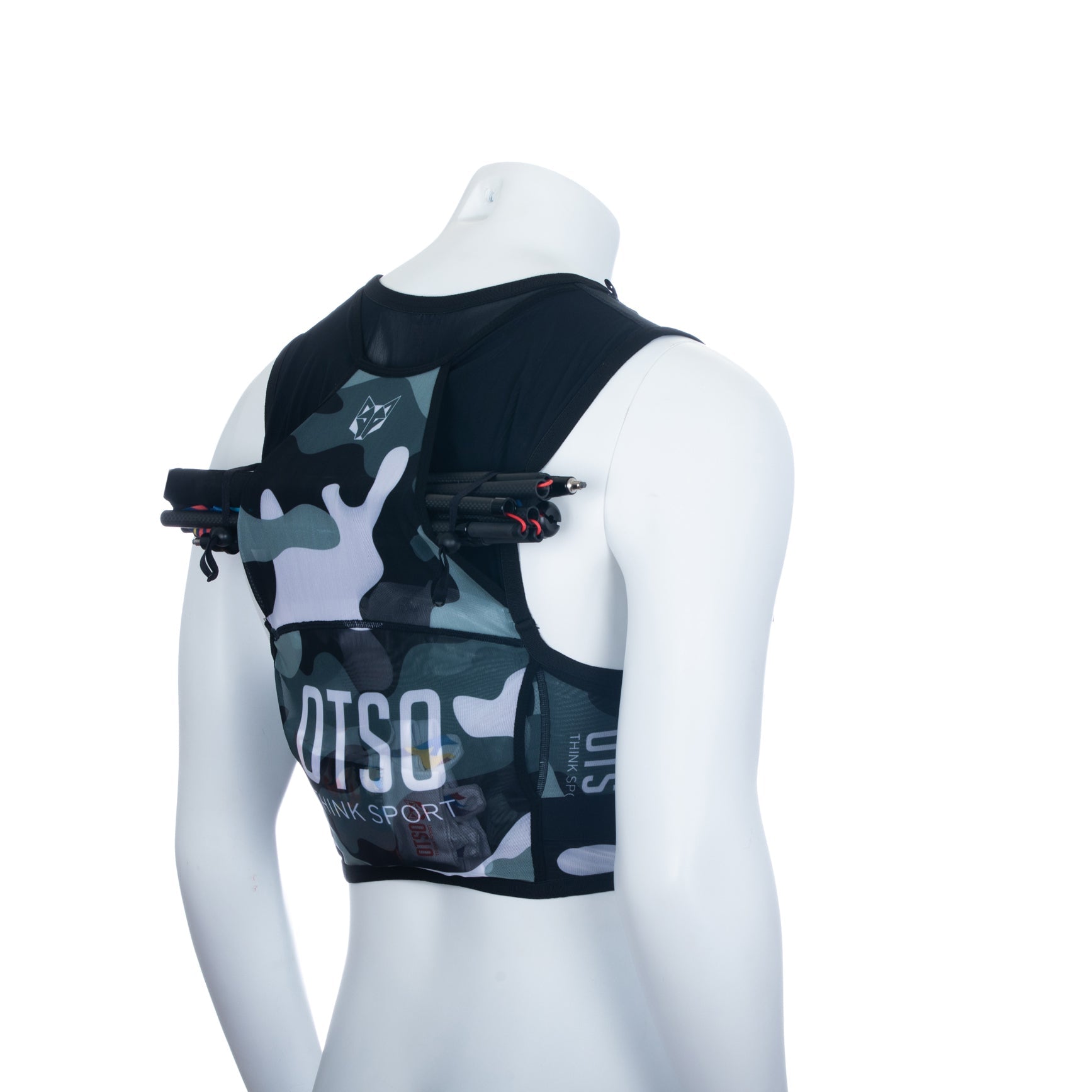 Trail running backpack - Camo Grey