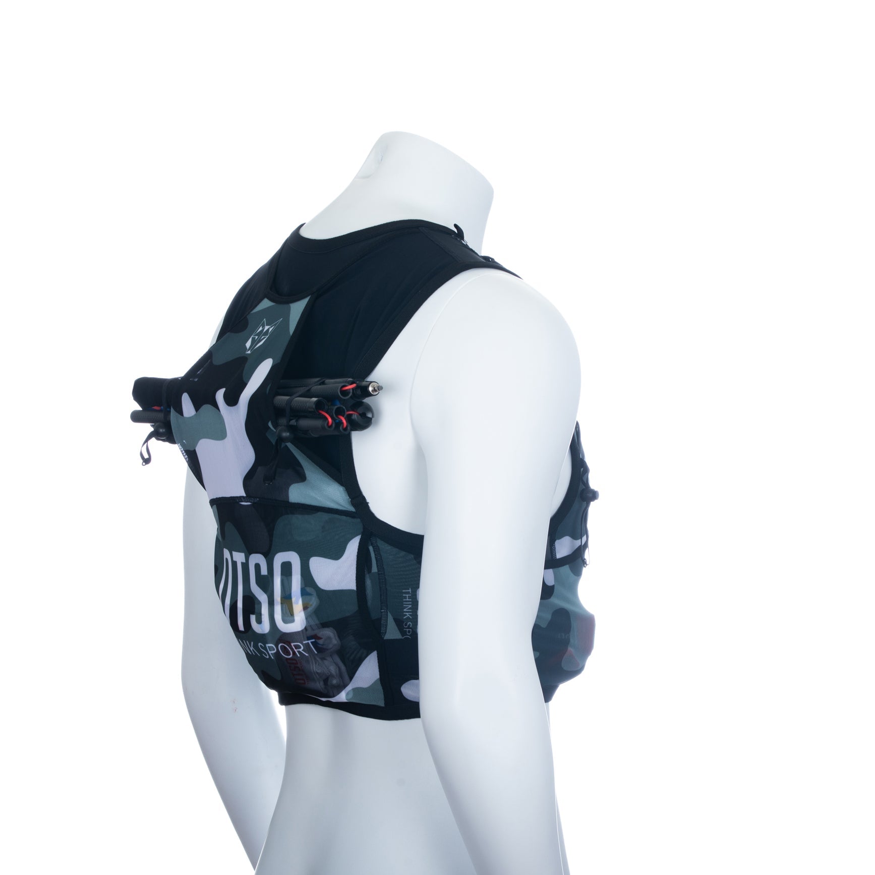 Trail running backpack - Camo Grey