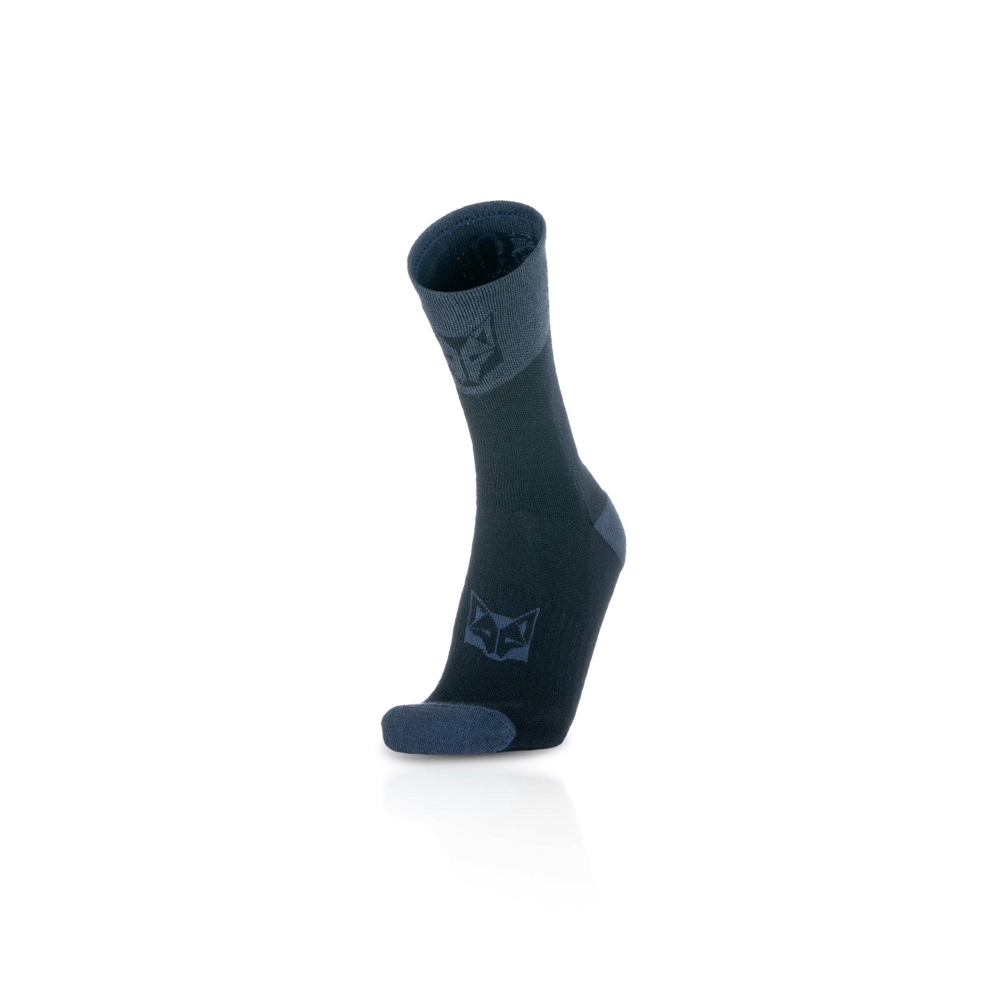 Calcetines de Lana Merina High Cut - Blue Storm