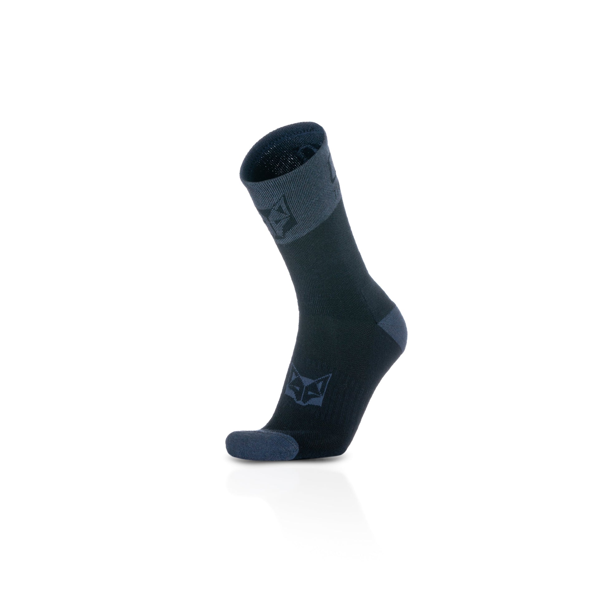 Calcetines de Lana Merina High Cut - Blue Storm