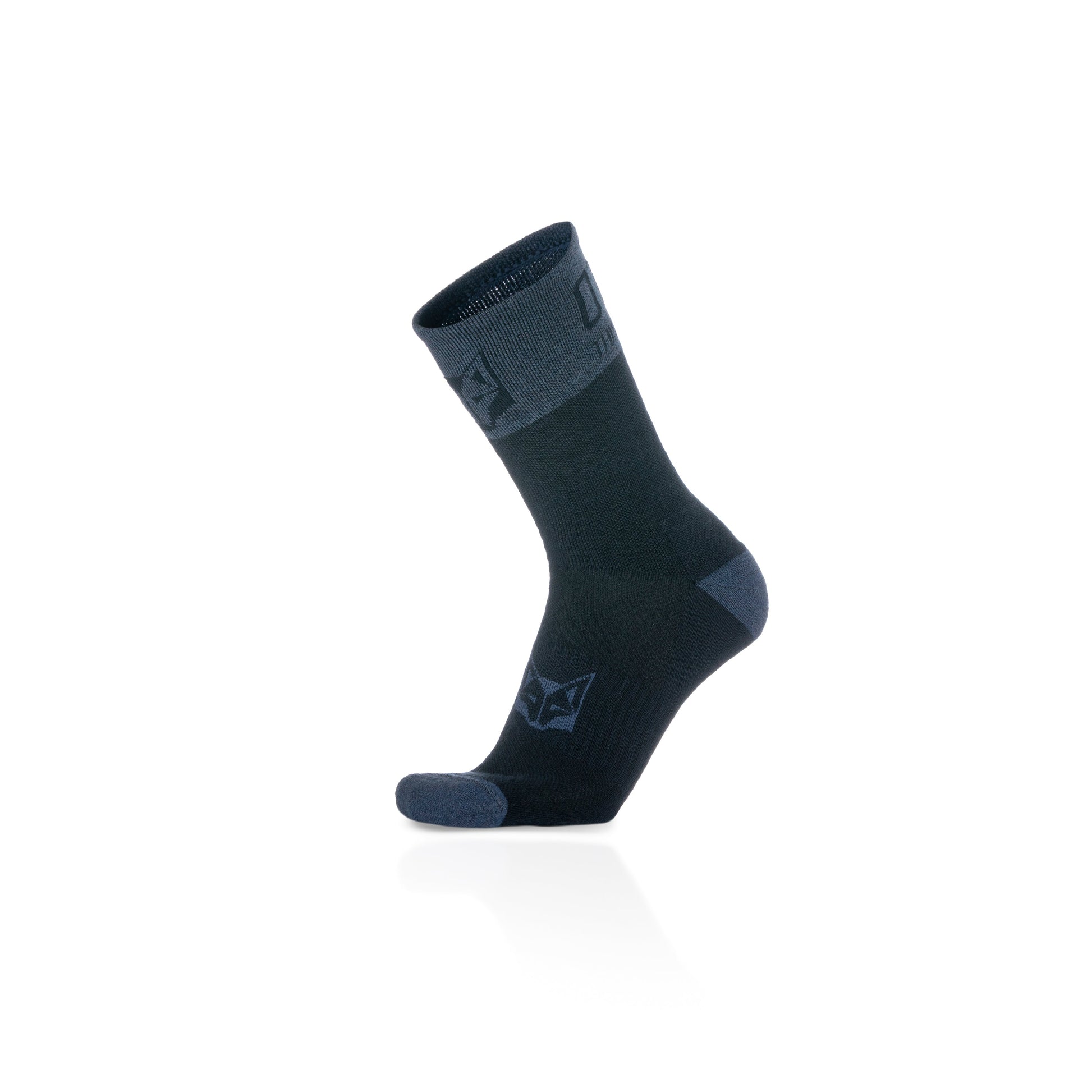 Calcetines de Lana Merina High Cut - Blue Storm