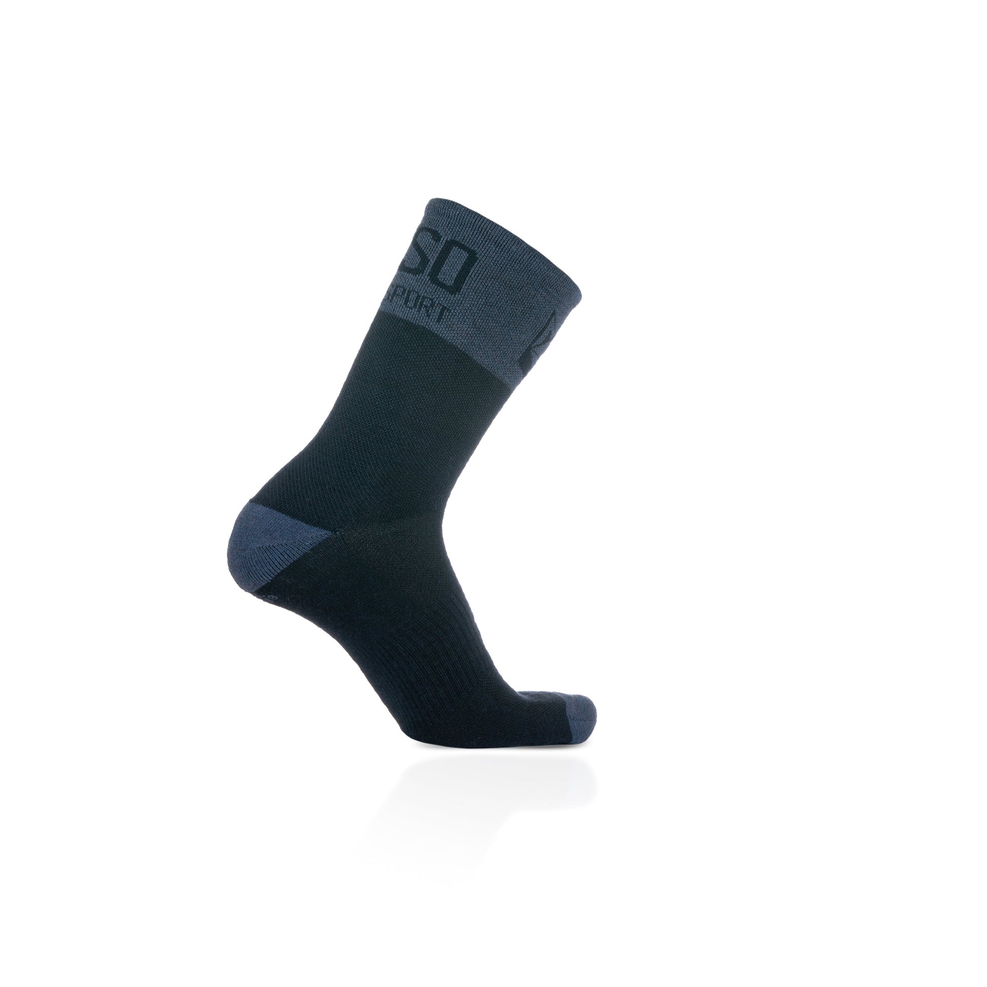 Calcetines de Lana Merina High Cut - Blue Storm