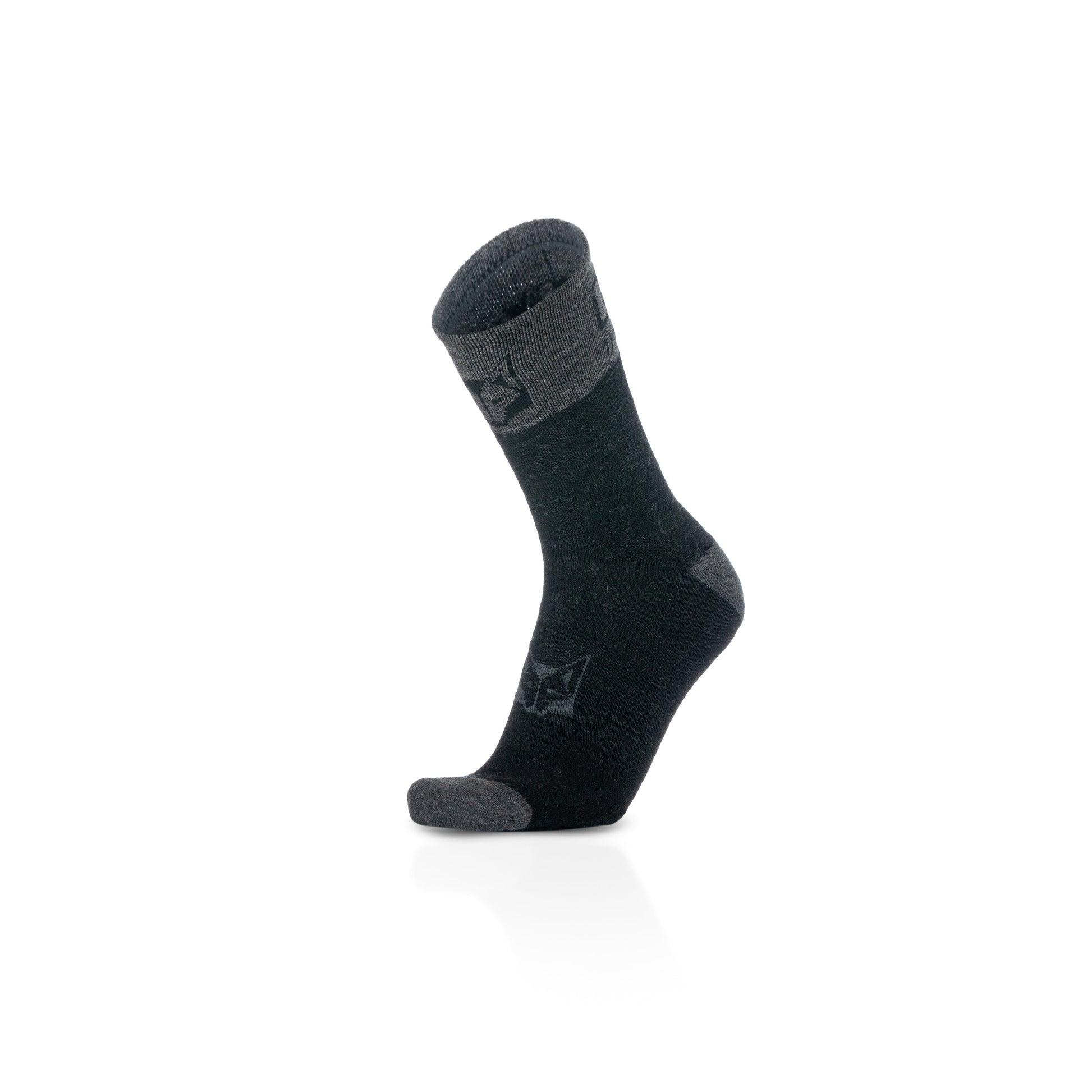 Calcetines de Lana Merina High Cut - Gray Rock