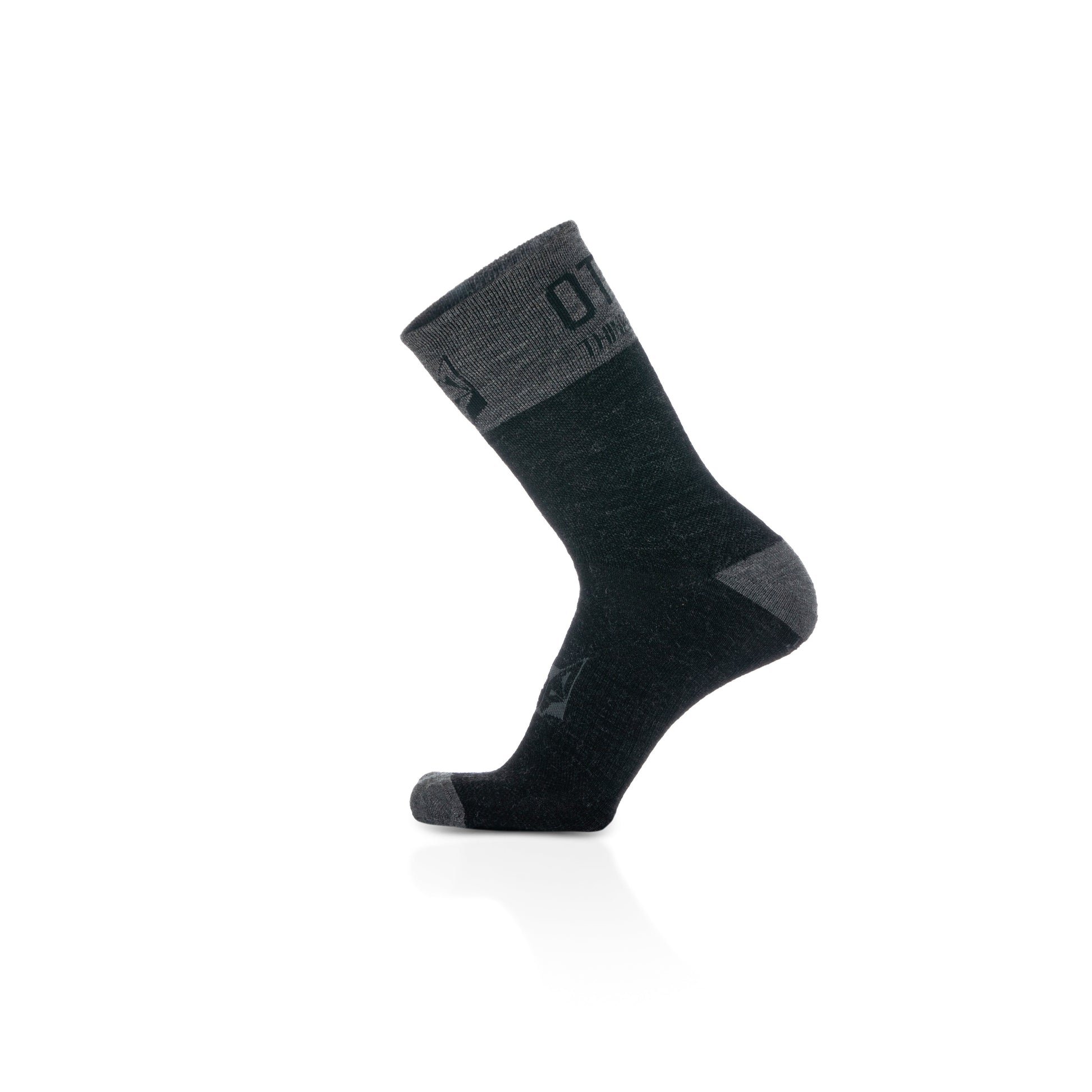 Calcetines de Lana Merina High Cut - Gray Rock