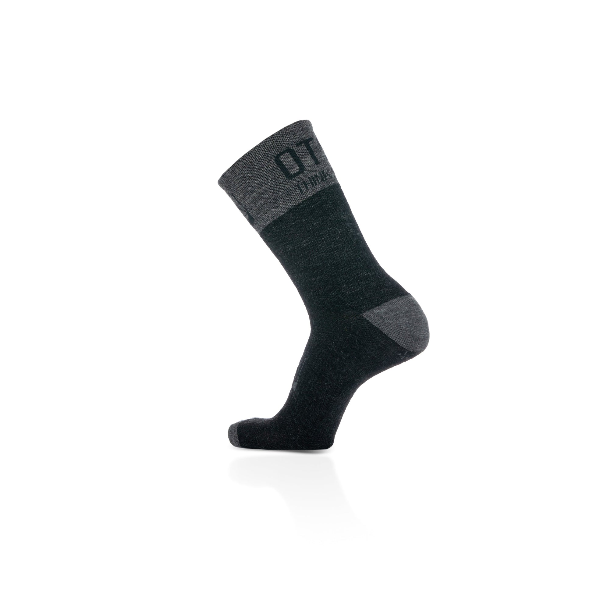 Calcetines de Lana Merina High Cut - Gray Rock