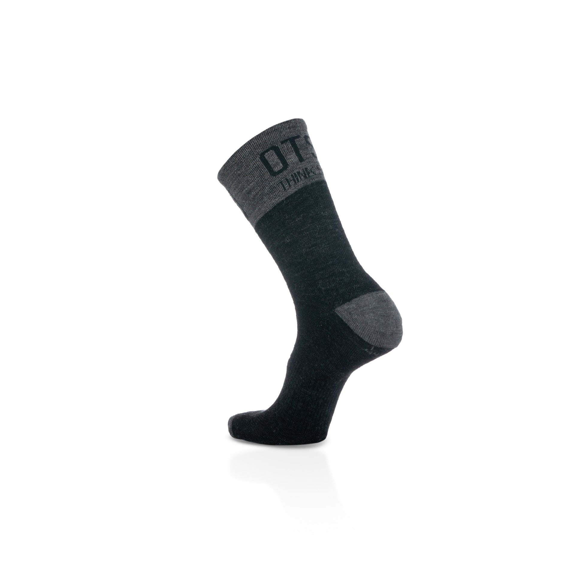 Calcetines de Lana Merina High Cut - Gray Rock