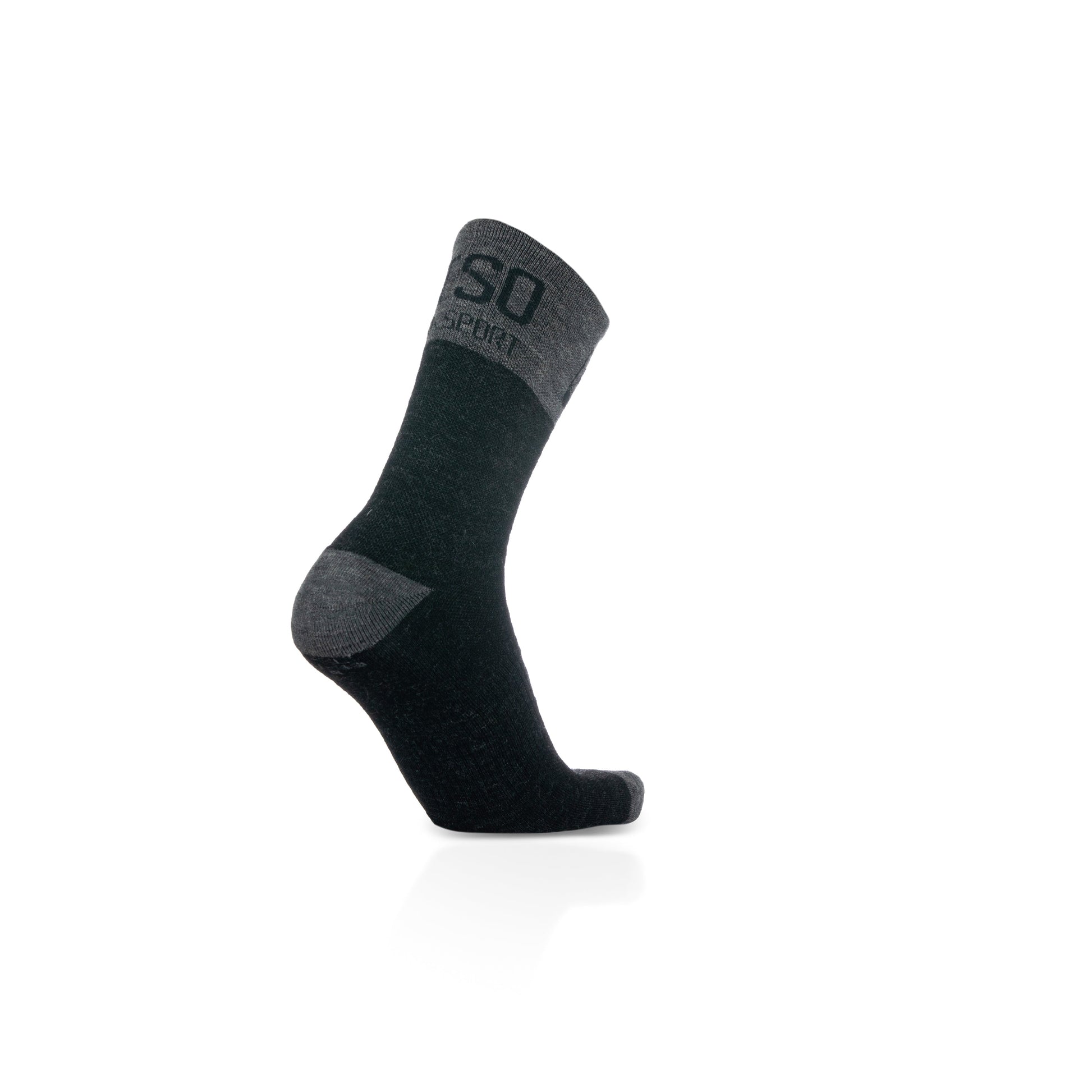 Calcetines de Lana Merina High Cut - Gray Rock