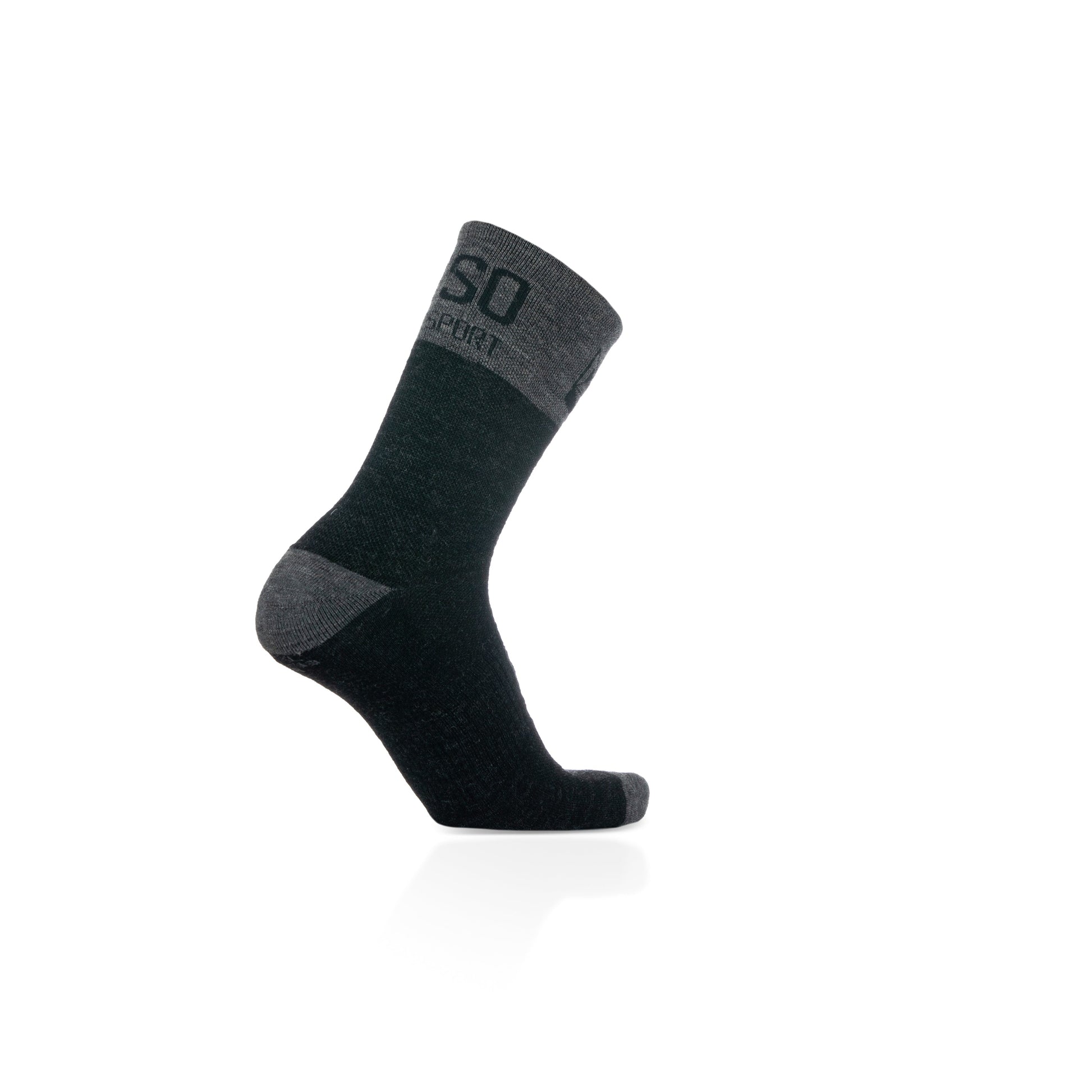 Calcetines de Lana Merina High Cut - Gray Rock