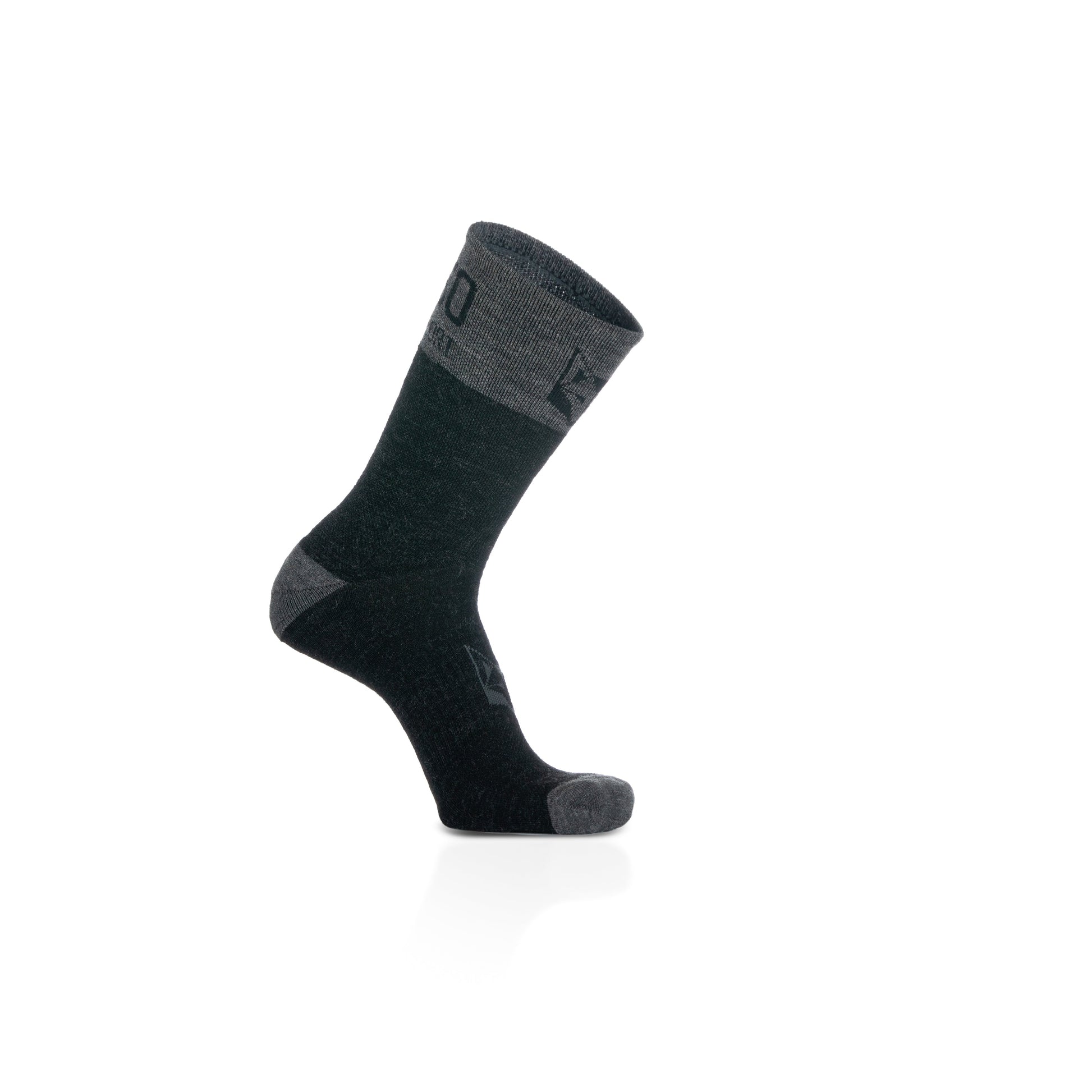 Calcetines de Lana Merina High Cut - Gray Rock