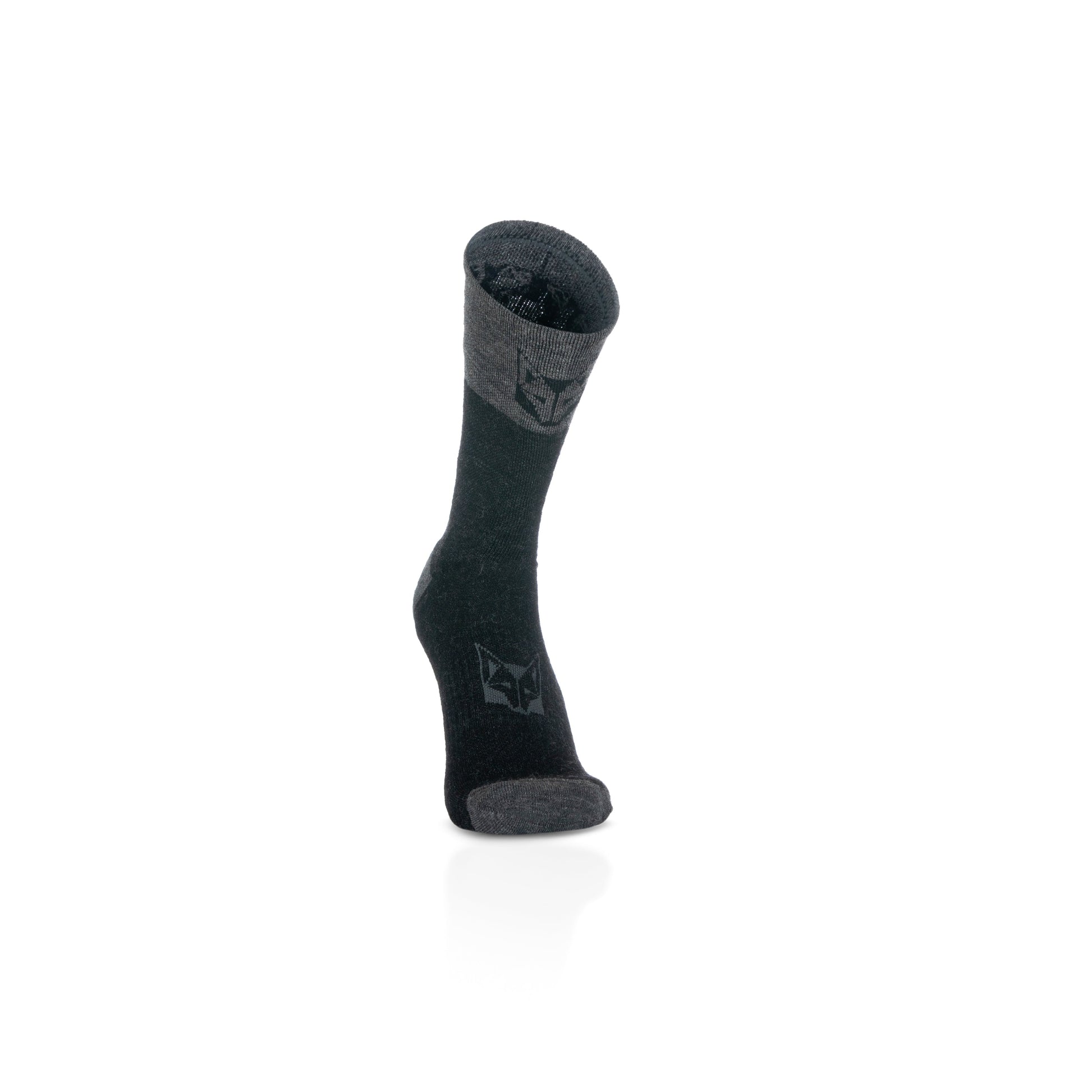 Calcetines de Lana Merina High Cut - Gray Rock