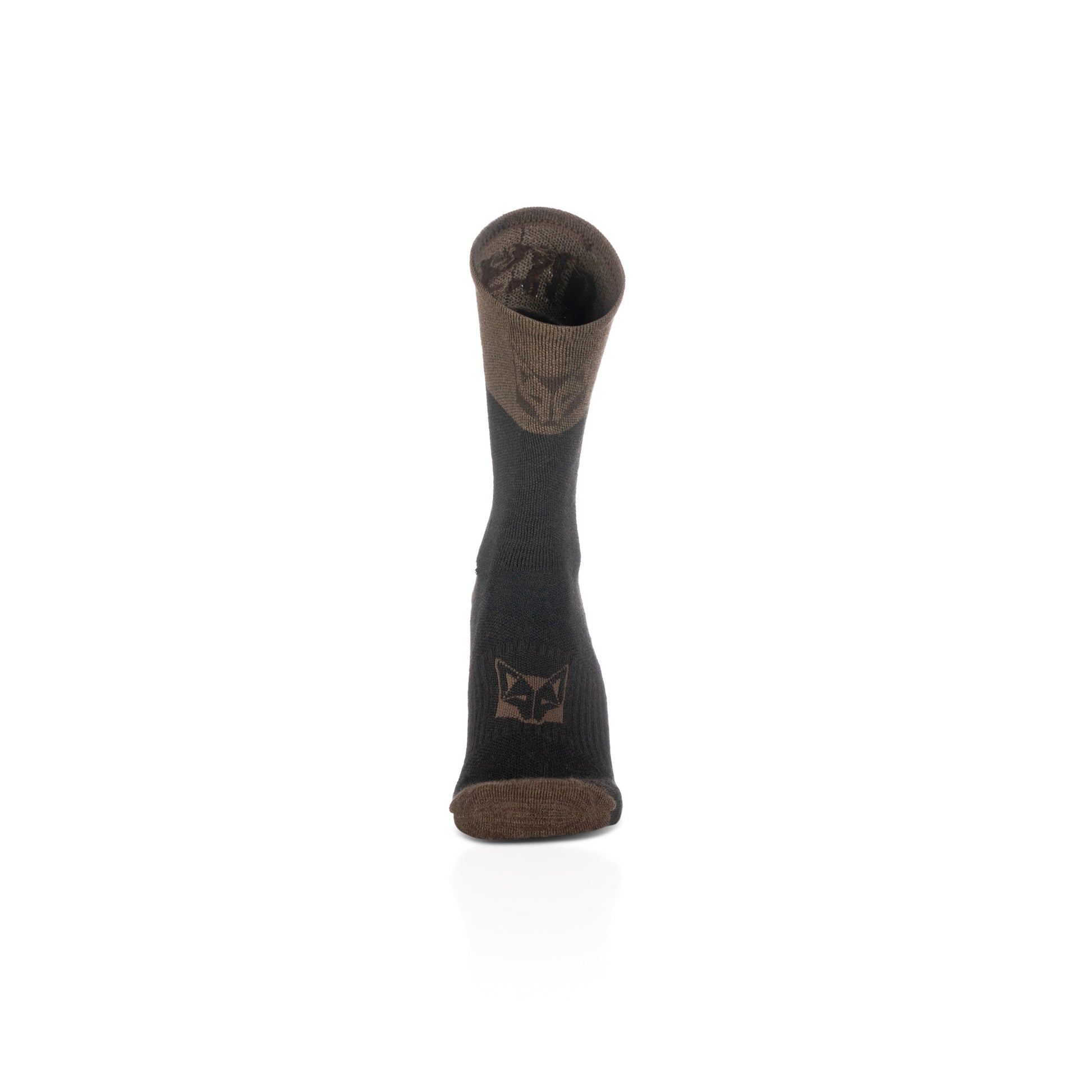 Calcetines de Lana Merina High Cut - Brown Trunk