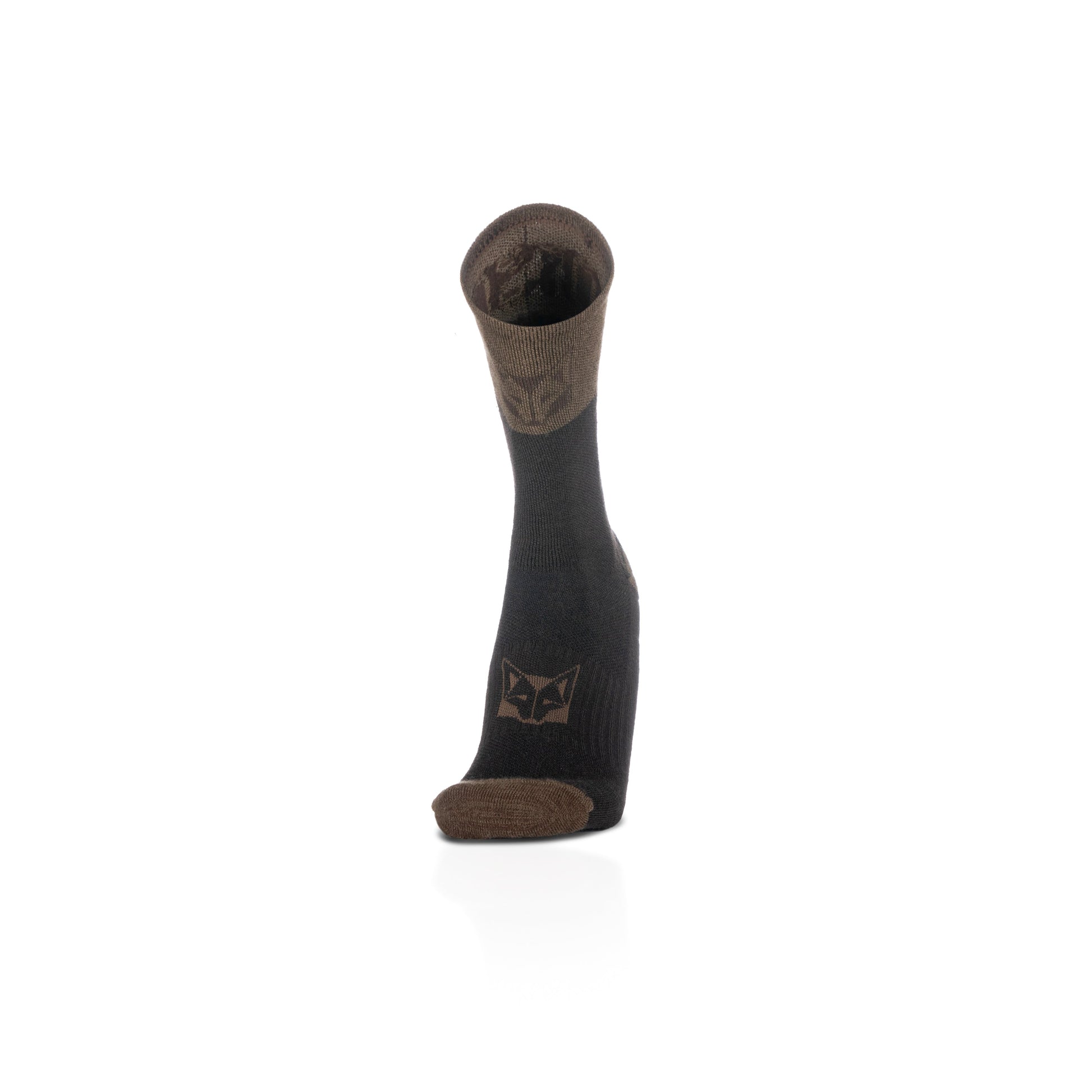 Calcetines de Lana Merina High Cut - Brown Trunk
