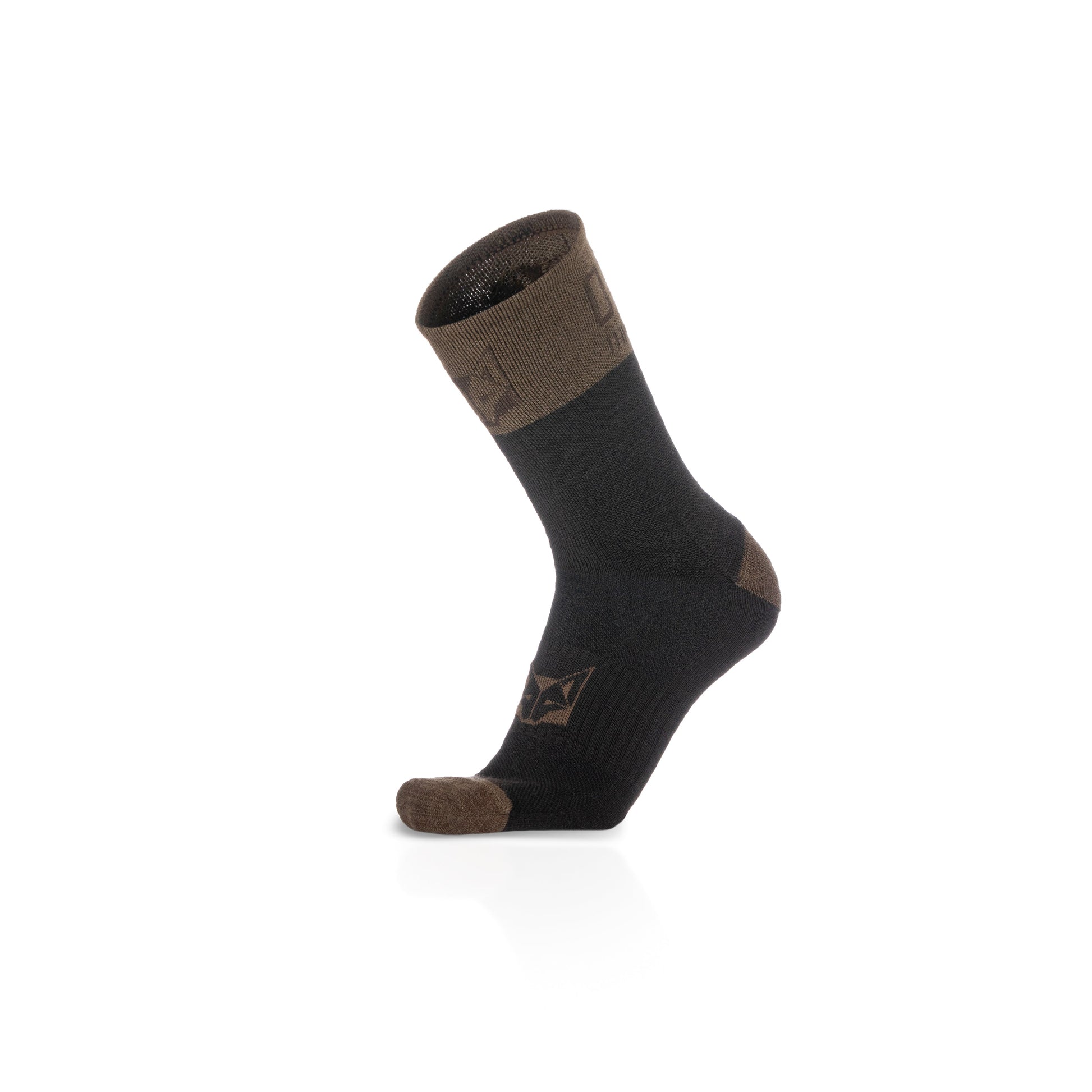 Calcetines de Lana Merina High Cut - Brown Trunk
