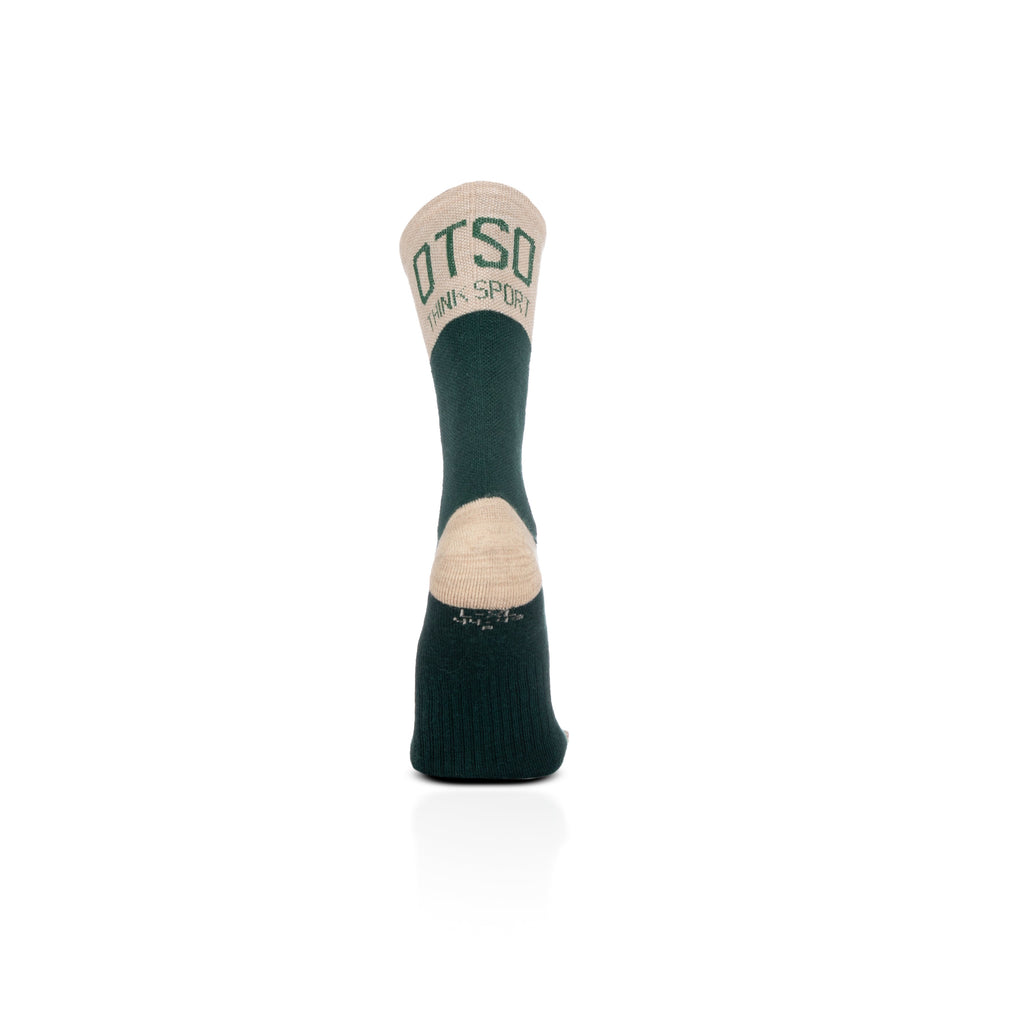 Calcetines de Lana Merina High Cut - Green Leaf