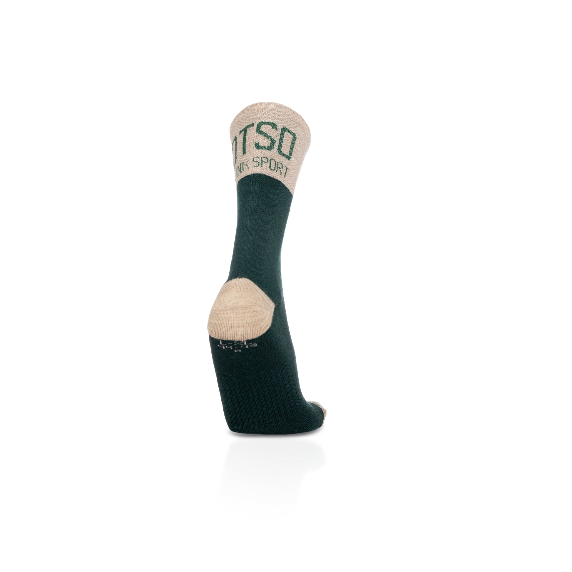 Calcetines de Lana Merina High Cut - Green Leaf