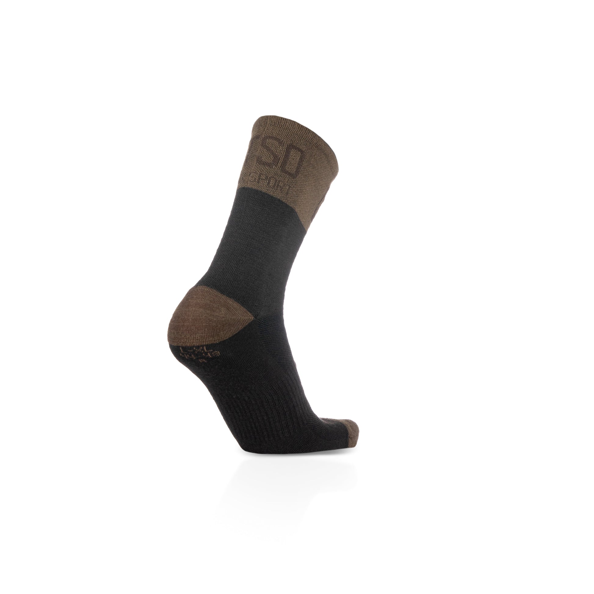 Calcetines de Lana Merina High Cut - Brown Trunk