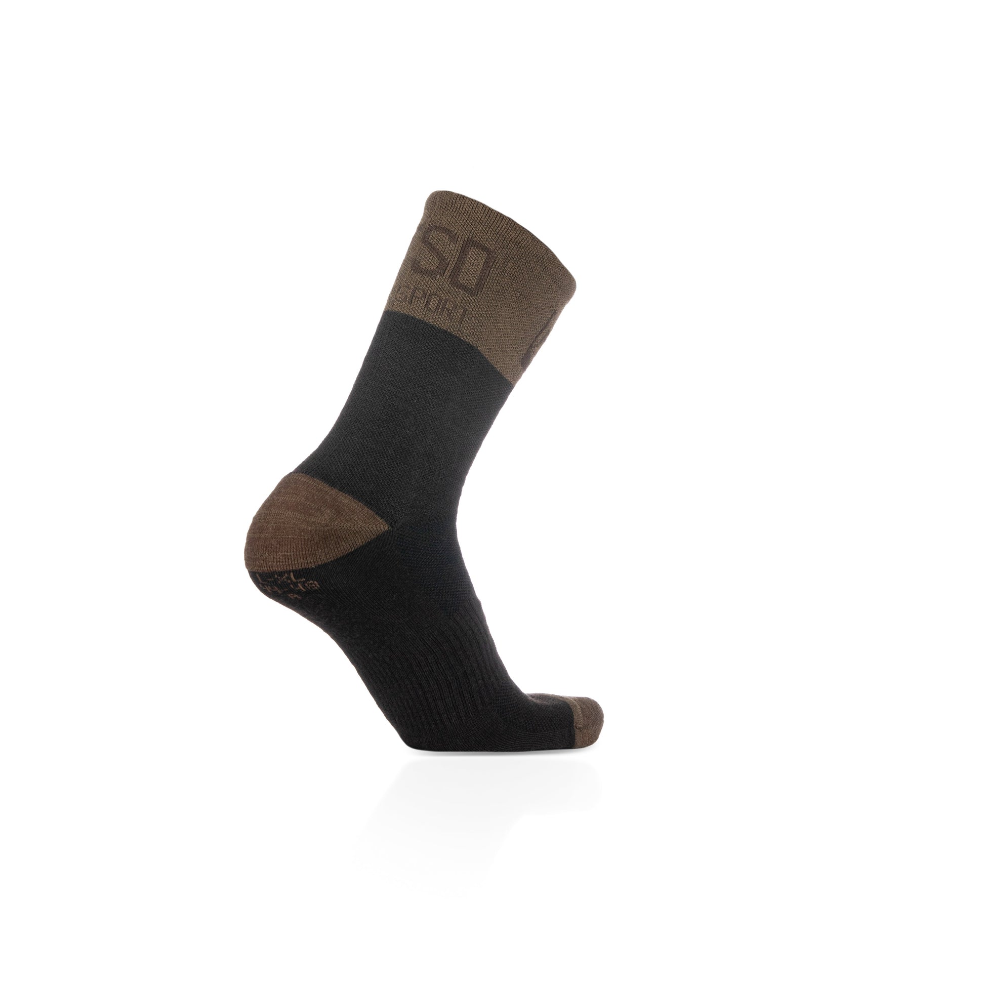 Calcetines de Lana Merina High Cut - Brown Trunk