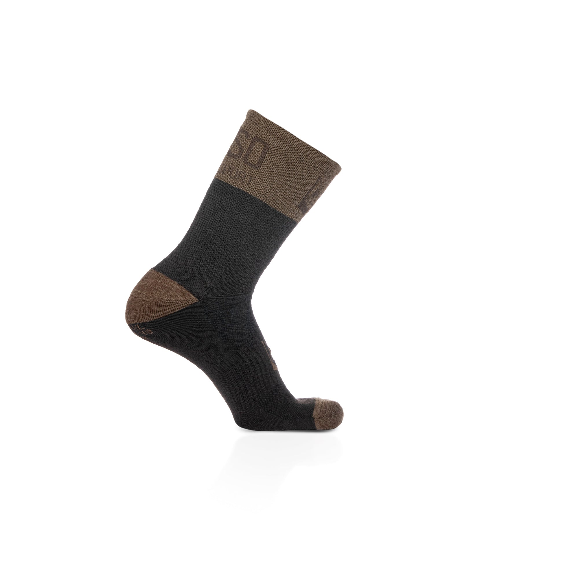 Calcetines de Lana Merina High Cut - Brown Trunk